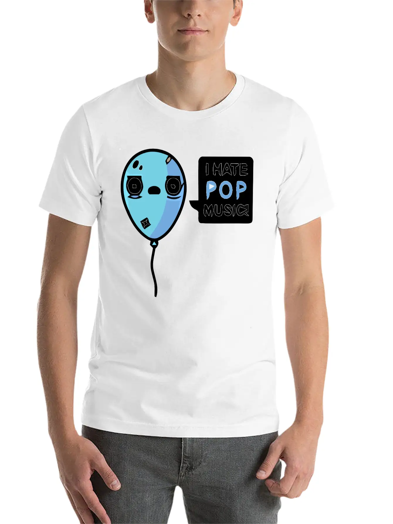 Pop Music Stylish Everyday T-Shirt – Unisex Basic Cotton Tee
