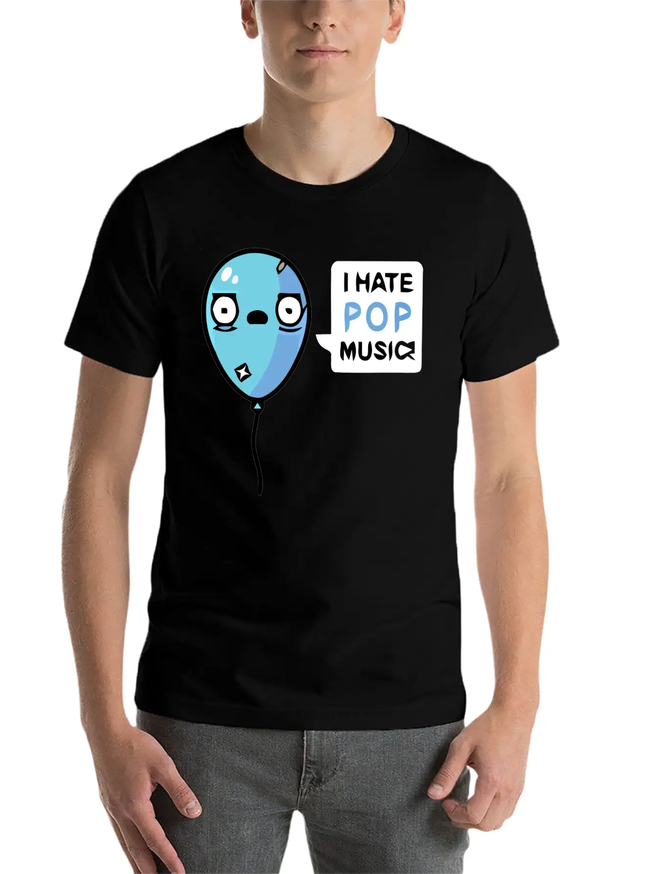 Pop Music Stylish Everyday T-Shirt – Unisex Basic Cotton Tee