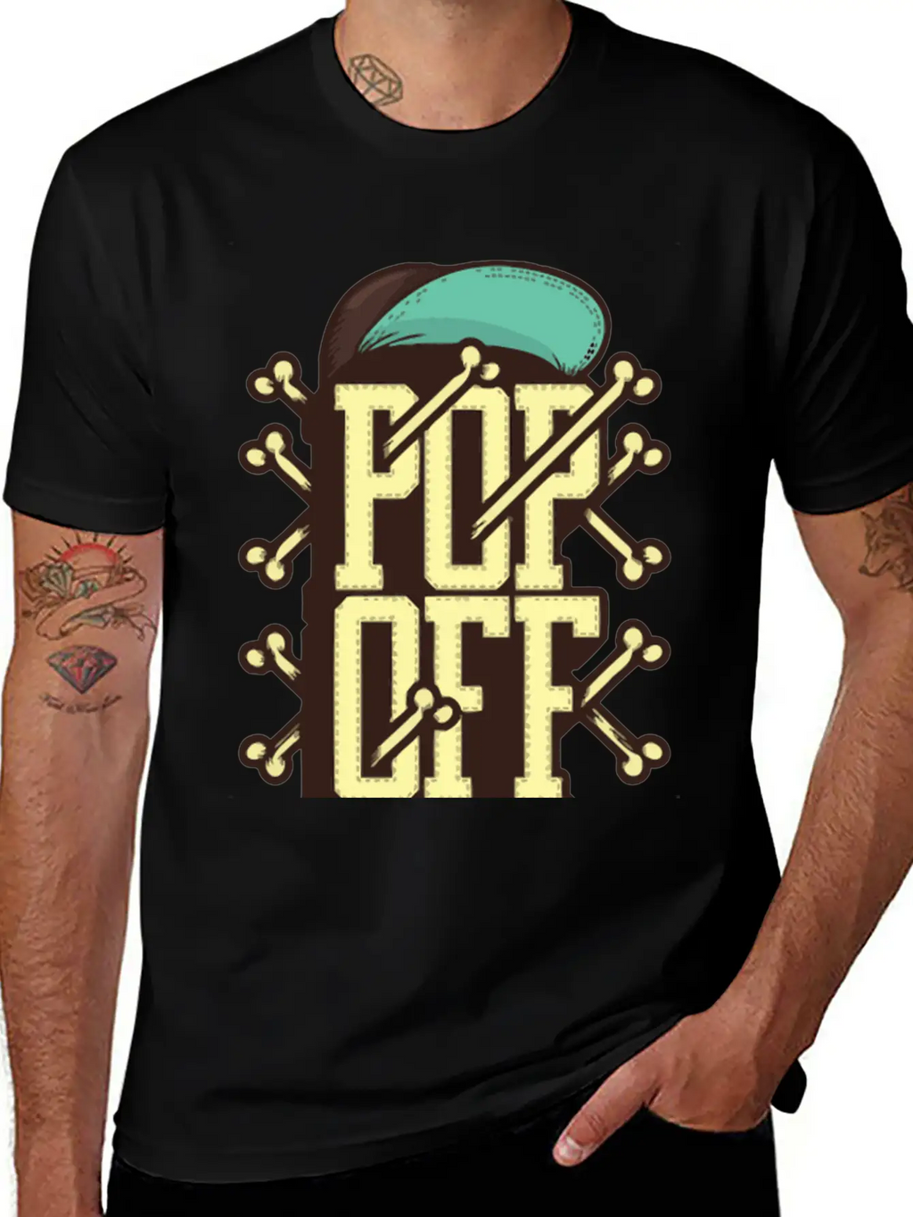 Pop Off Basic Graphic T-Shirt – Daily Comfort In Soft Cotton