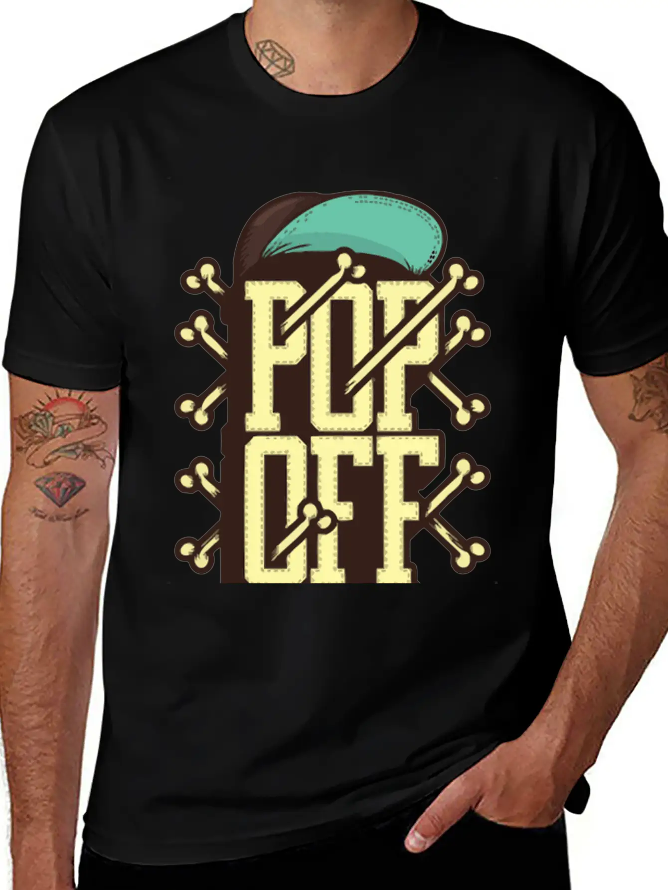 Pop Off Basic Graphic T-Shirt – Daily Comfort In Soft Cotton