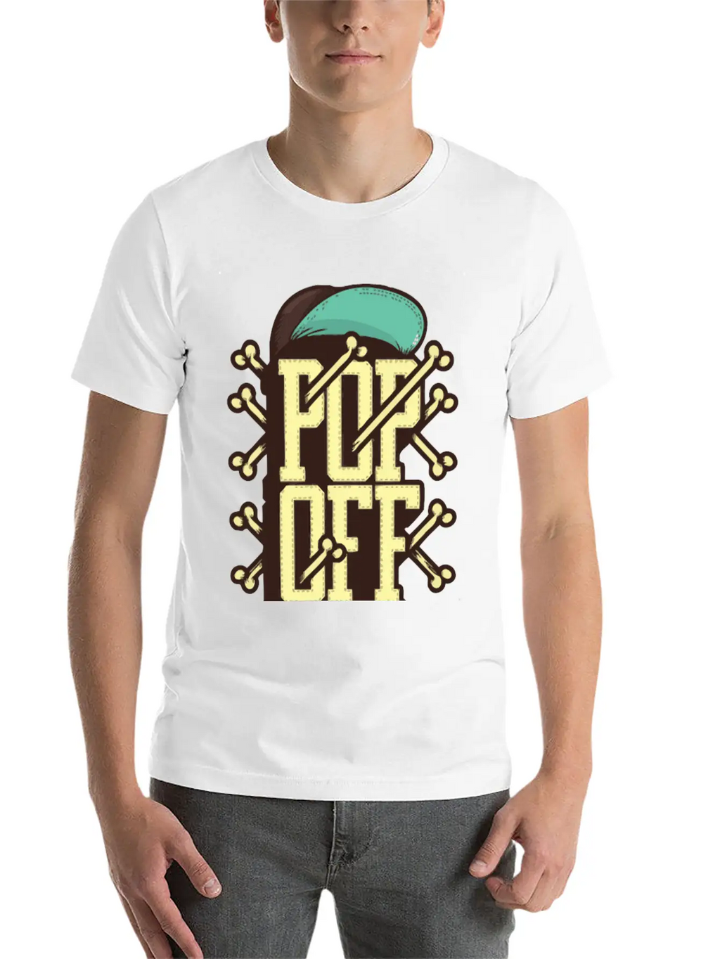 Pop Off Basic Graphic T-Shirt – Daily Comfort In Soft Cotton