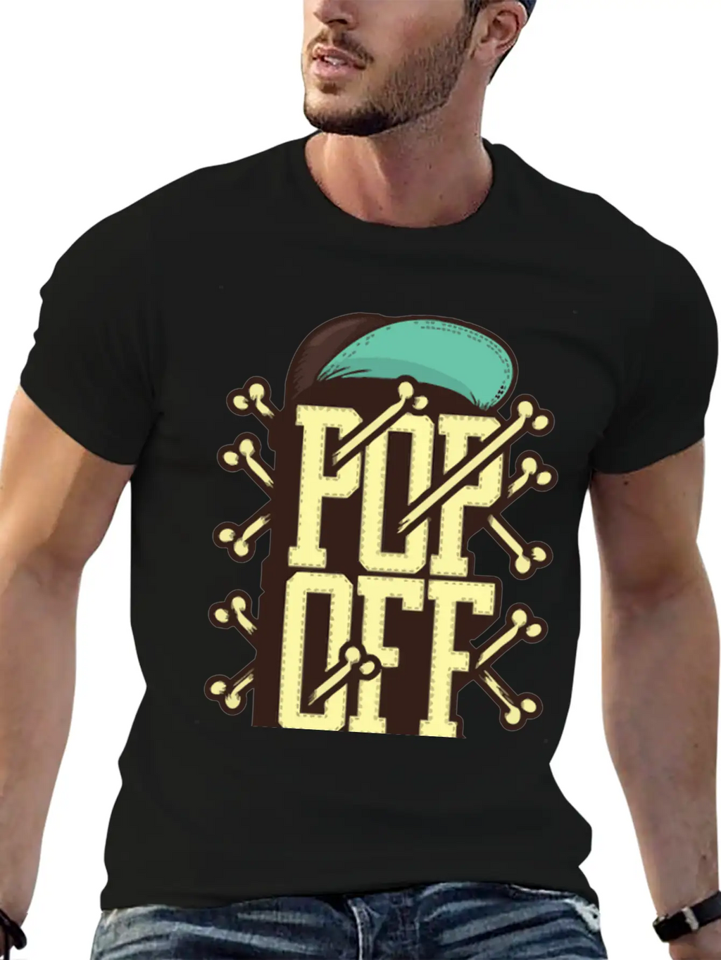 Pop Off Basic Graphic T-Shirt – Daily Comfort In Soft Cotton
