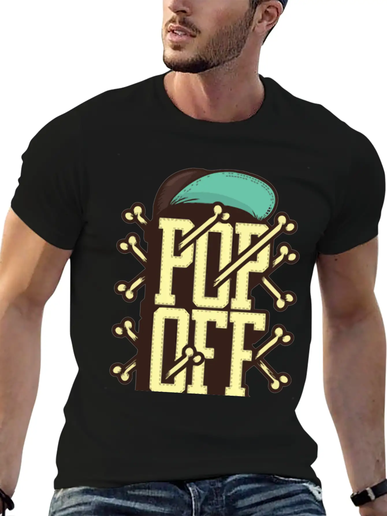 Pop Off Basic Graphic T-Shirt – Daily Comfort In Soft Cotton