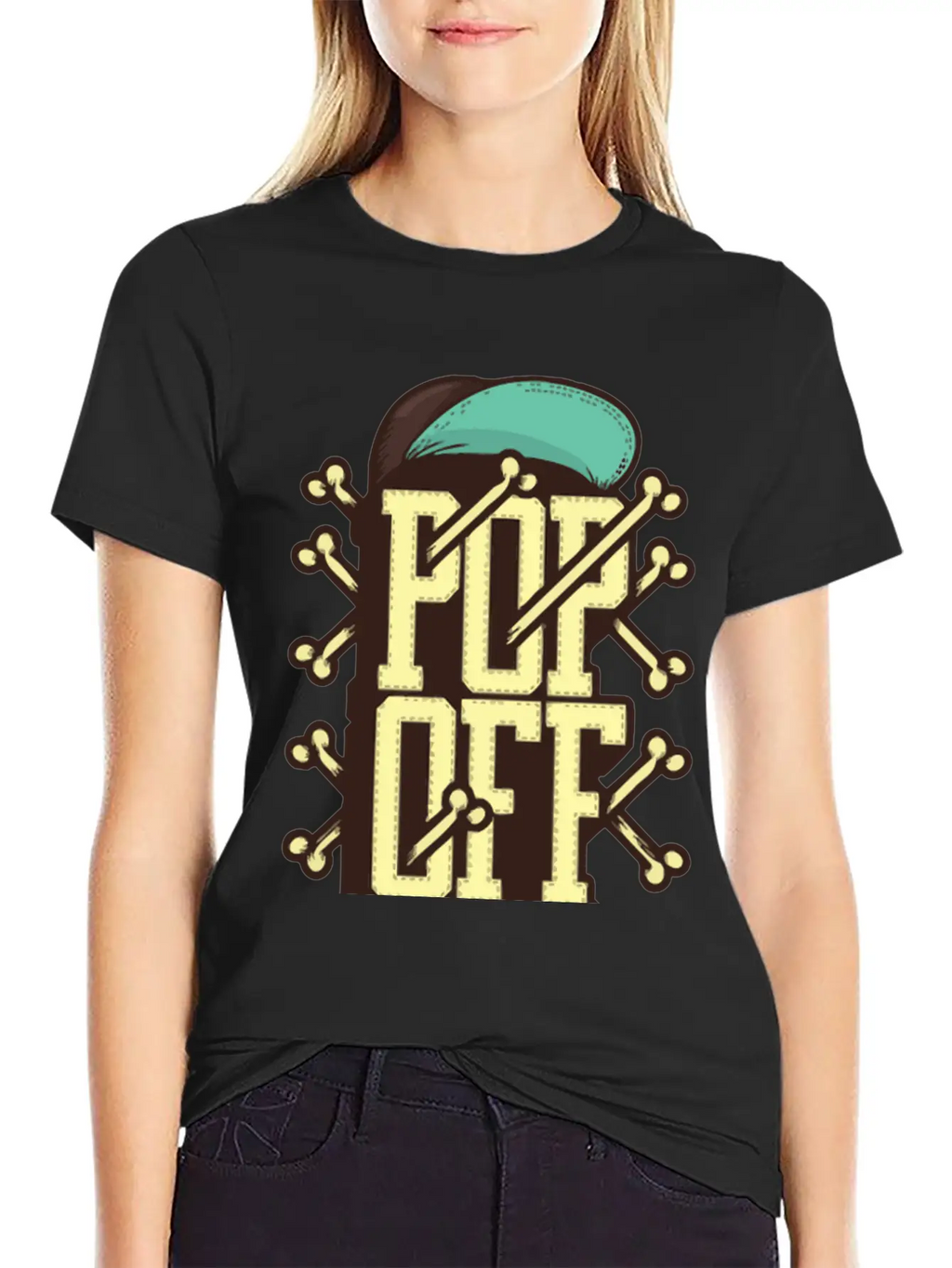 Pop Off Basic Graphic T-Shirt – Daily Comfort In Soft Cotton