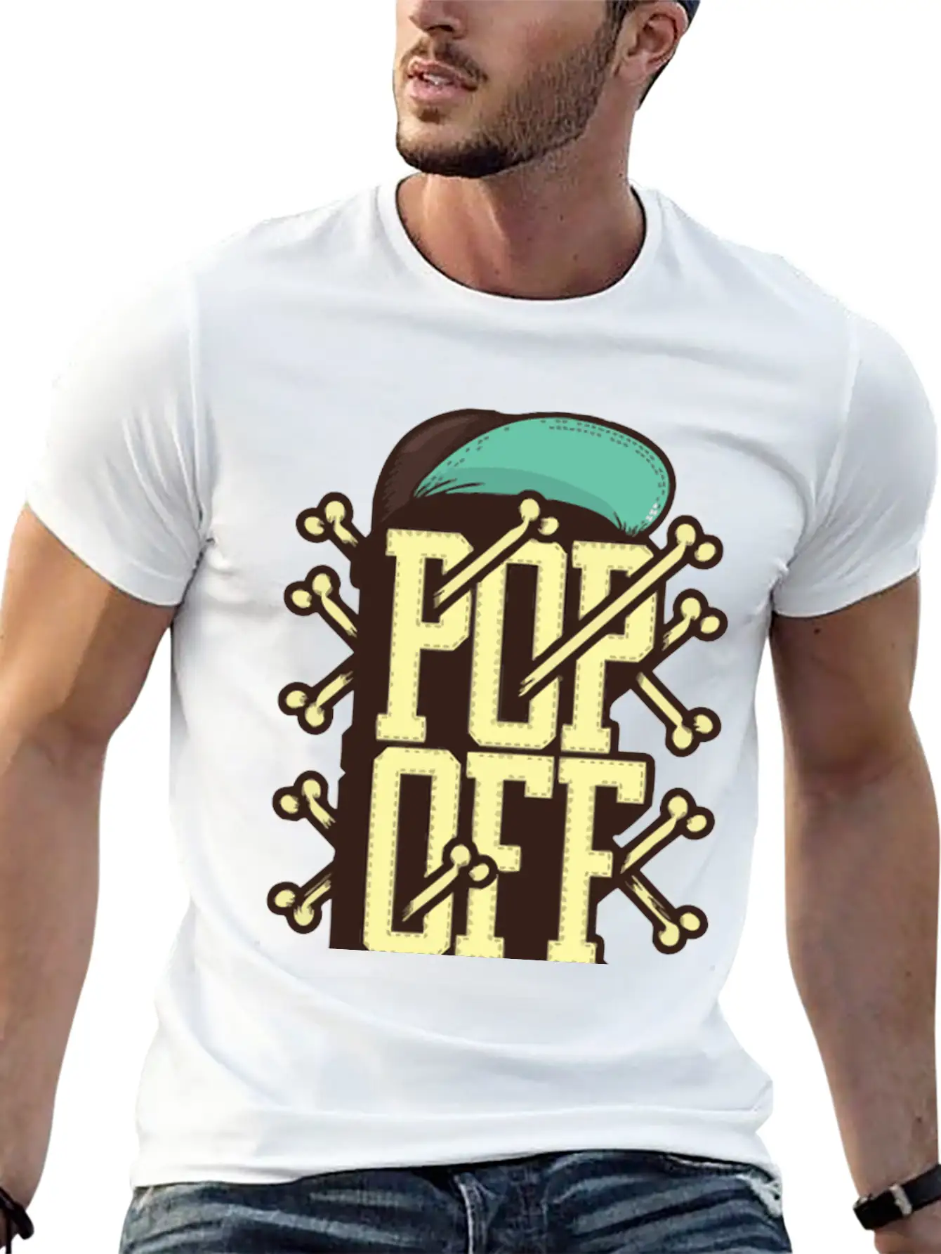 Pop Off Basic Graphic T-Shirt – Daily Comfort In Soft Cotton
