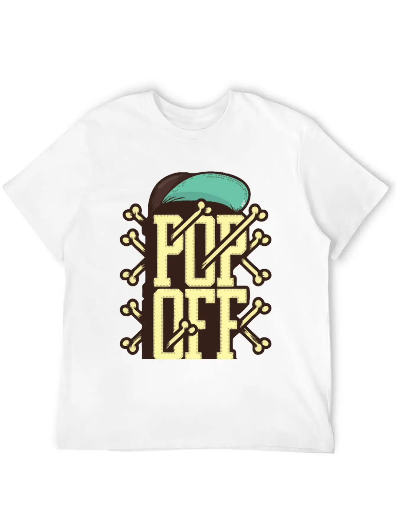 Pop Off Basic Graphic T-Shirt – Daily Comfort In Soft Cotton
