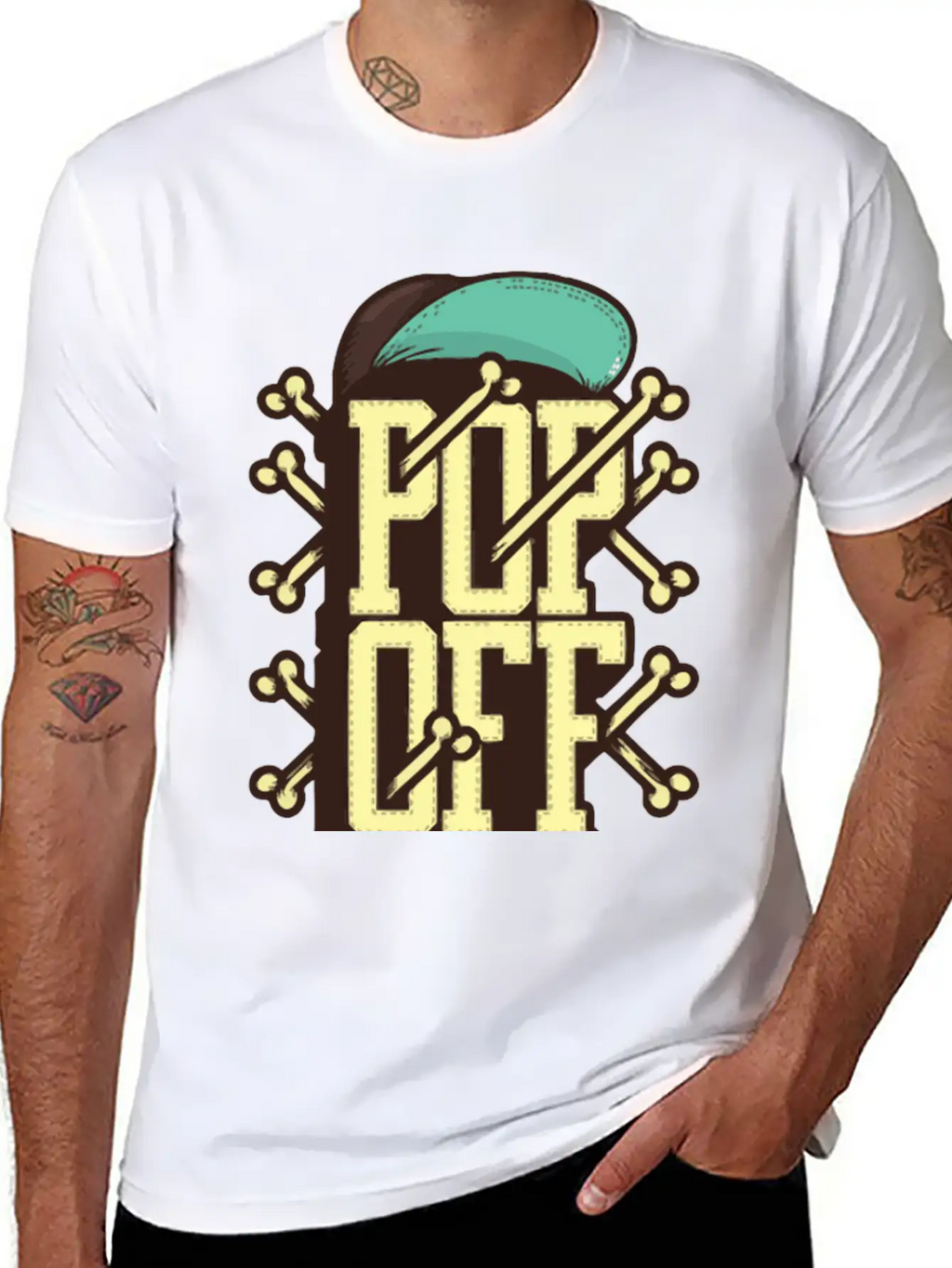 Pop Off Basic Graphic T-Shirt – Daily Comfort In Soft Cotton