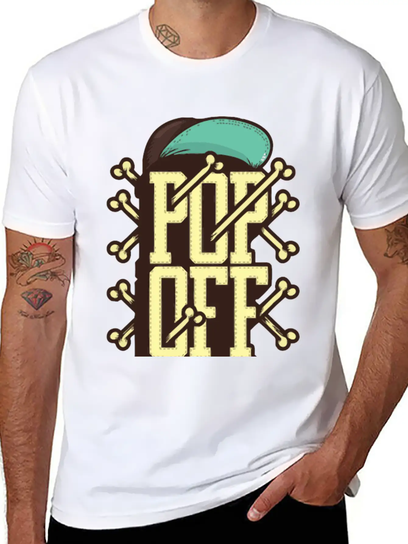 Pop Off Basic Graphic T-Shirt – Daily Comfort In Soft Cotton
