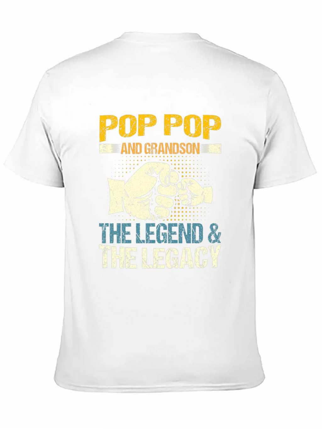 Pop Pop And Grandson The Legend And The Legacy Mat Stylish Everyday T-Shirt – Unisex Basic Cotton Tee