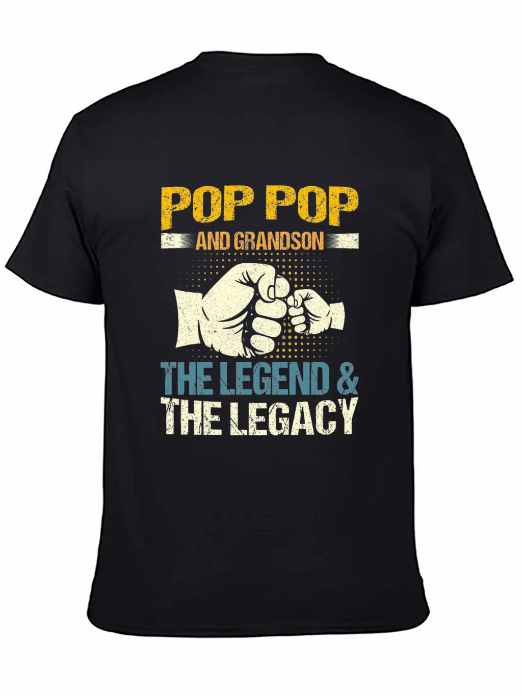 Pop Pop And Grandson The Legend And The Legacy Mat Stylish Everyday T-Shirt – Unisex Basic Cotton Tee