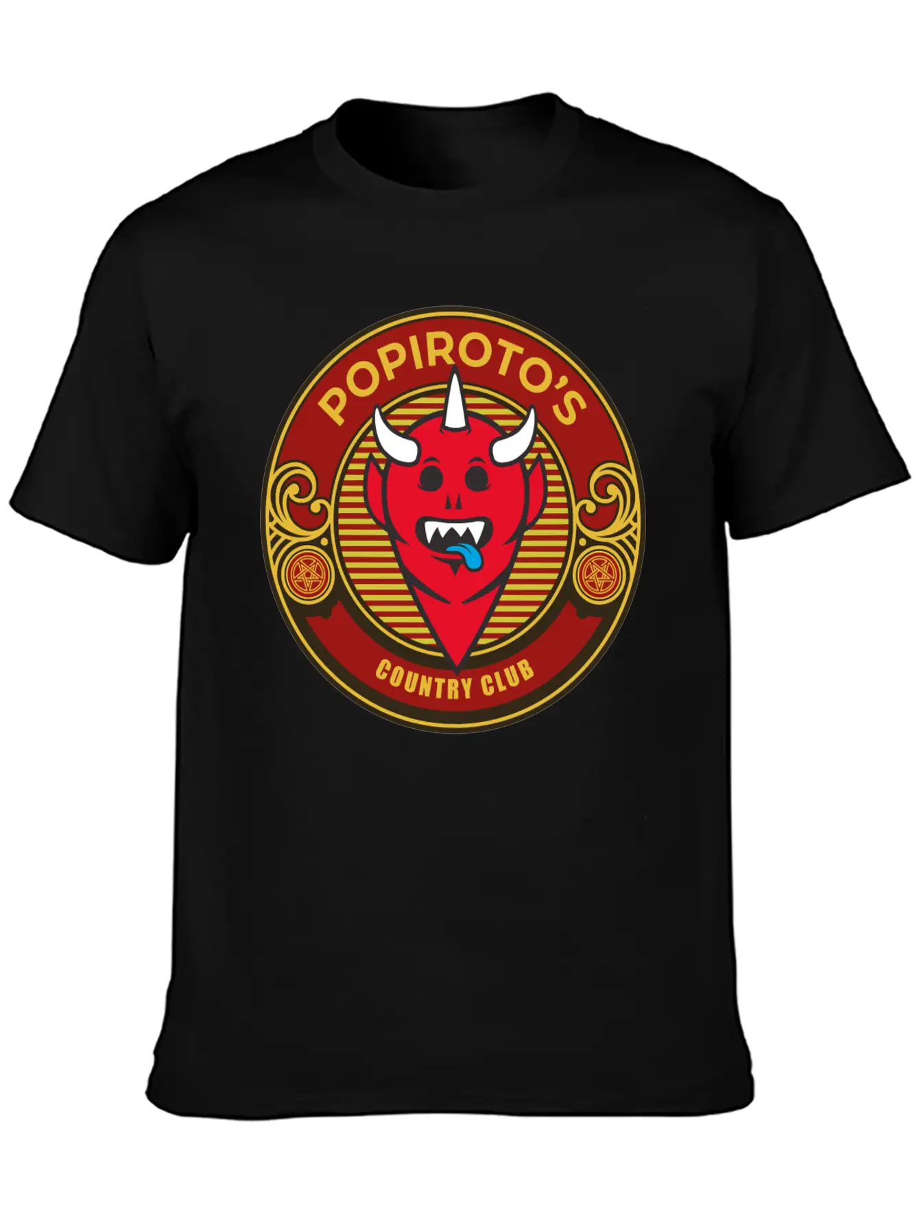 Popiroto's Country Club Essential Cotton Tee For Daily Outfits – Unisex Style
