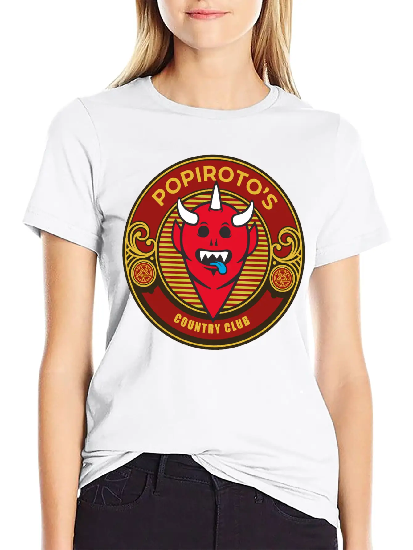 Popiroto's Country Club Essential Cotton Tee For Daily Outfits – Unisex Style