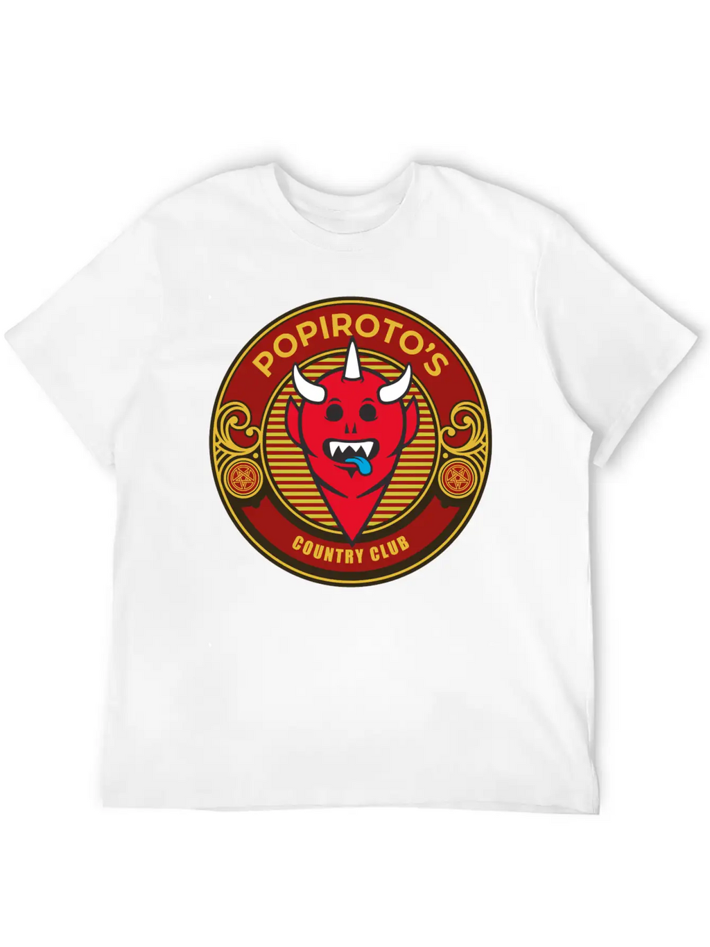 Popiroto's Country Club Essential Cotton Tee For Daily Outfits – Unisex Style