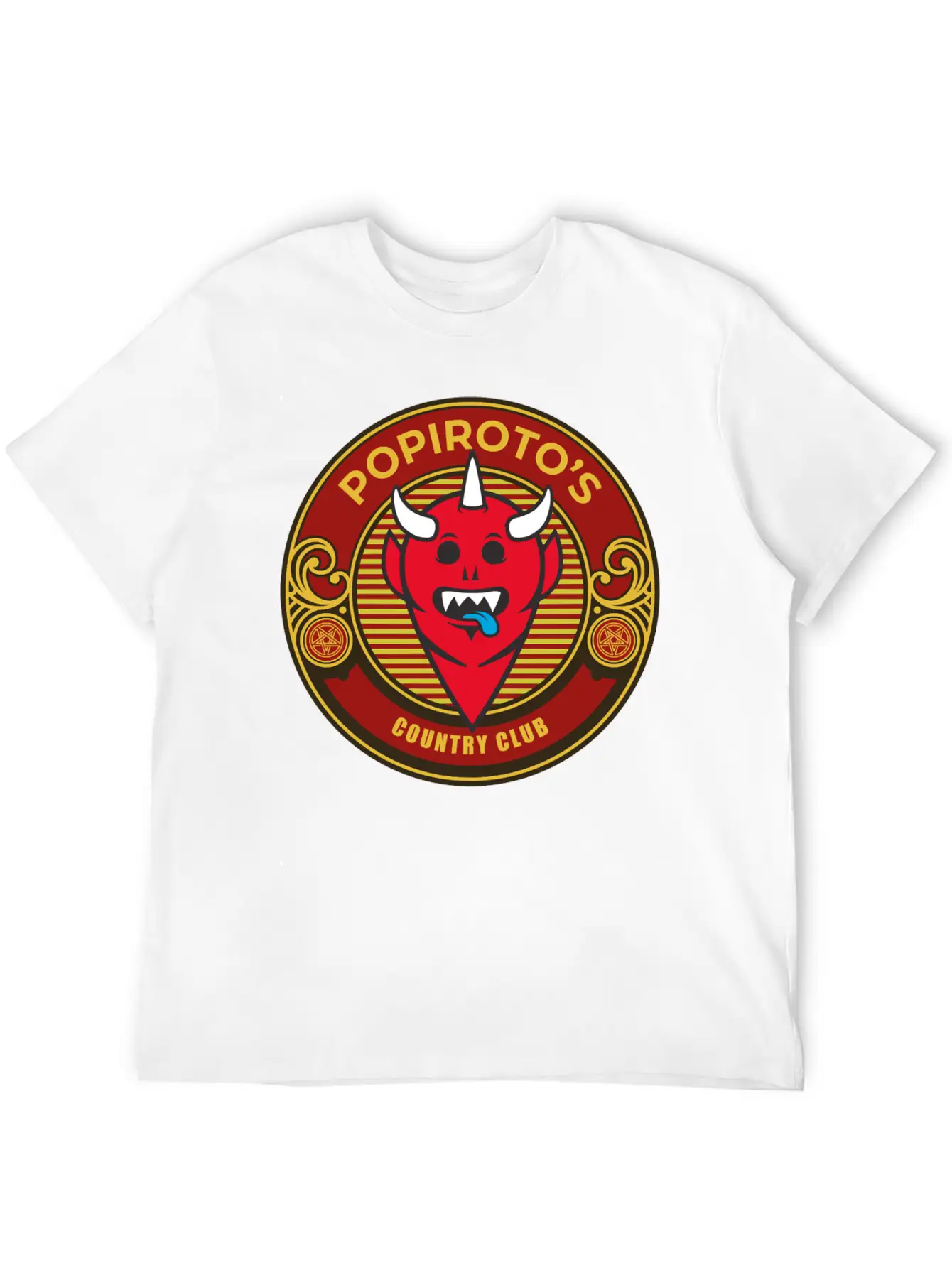 Popiroto's Country Club Essential Cotton Tee For Daily Outfits – Unisex Style