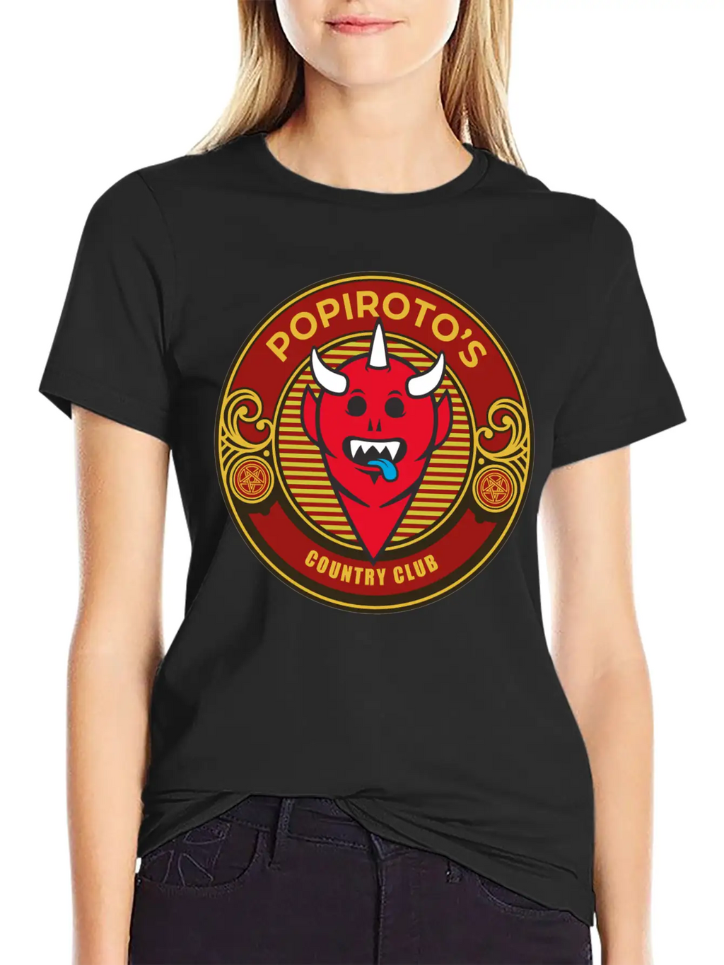 Popiroto's Country Club Essential Cotton Tee For Daily Outfits – Unisex Style
