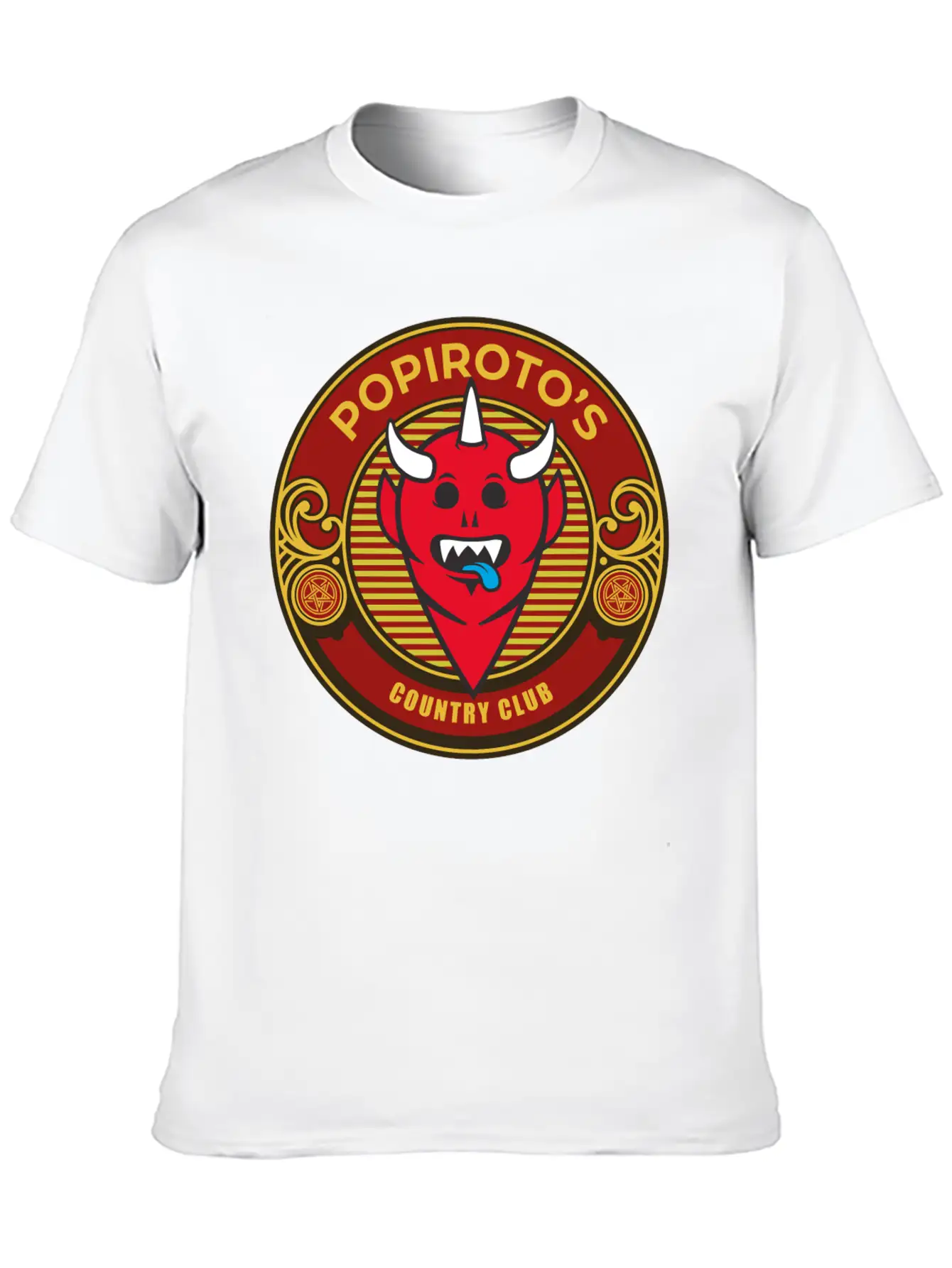 Popiroto's Country Club Essential Cotton Tee For Daily Outfits – Unisex Style