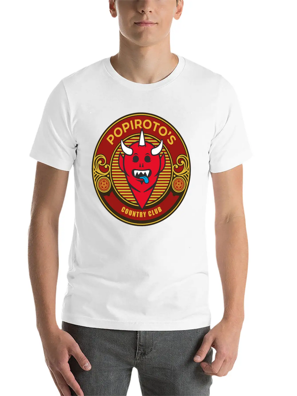Popiroto's Country Club Essential Cotton Tee For Daily Outfits – Unisex Style