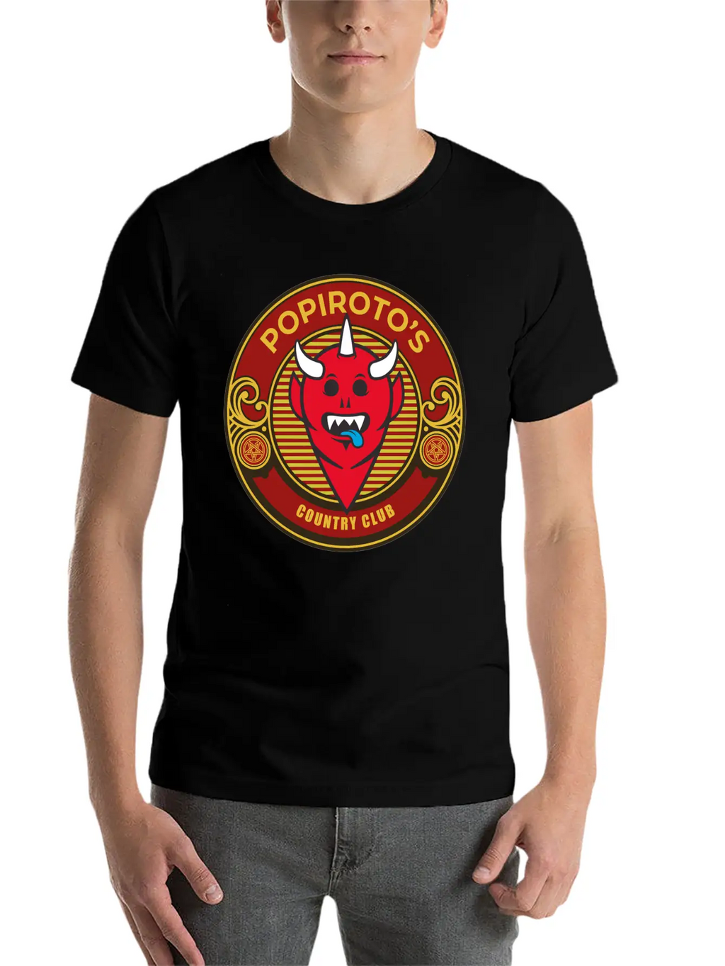 Popiroto's Country Club Essential Cotton Tee For Daily Outfits – Unisex Style