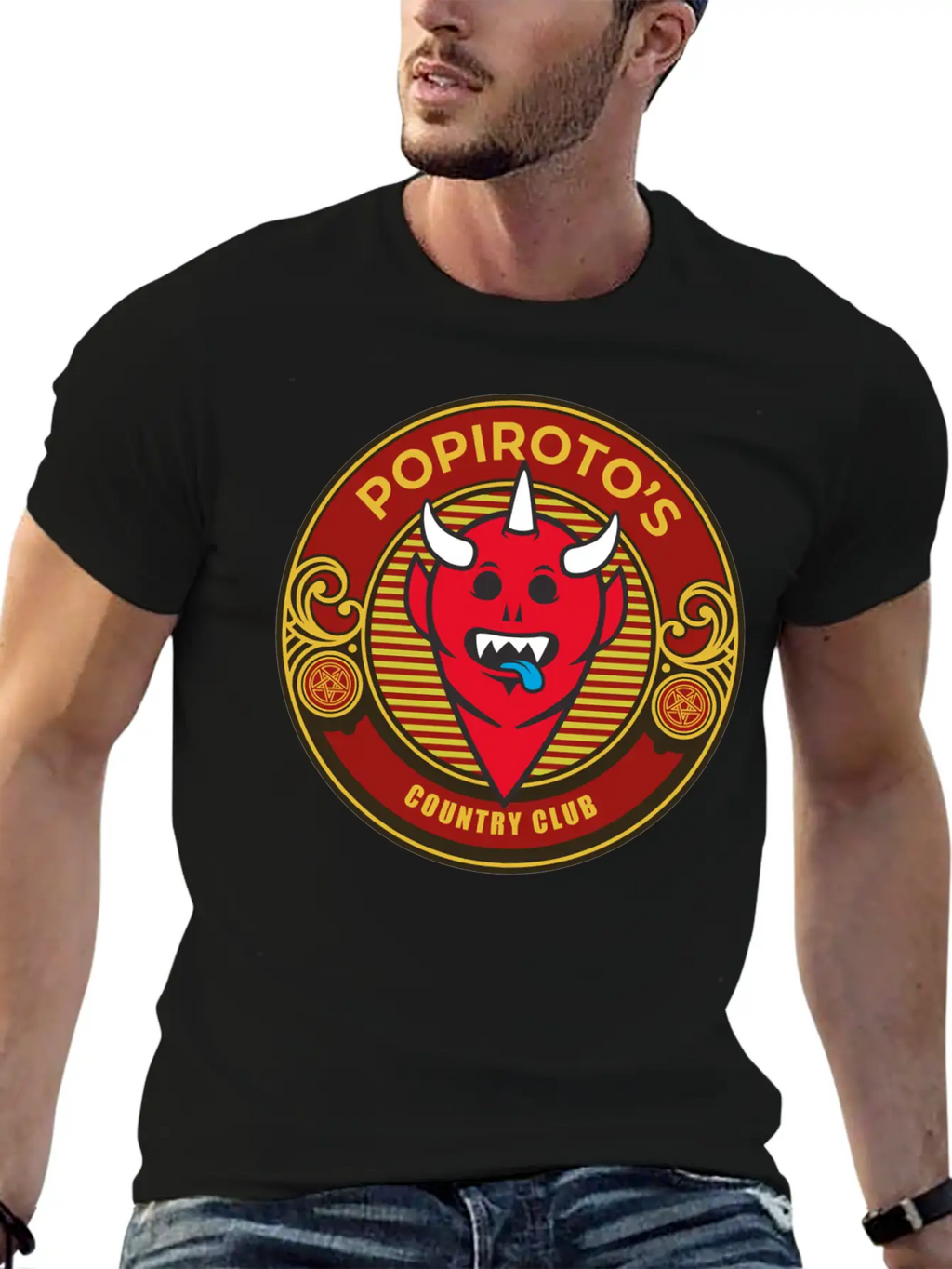 Popiroto's Country Club Essential Cotton Tee For Daily Outfits – Unisex Style