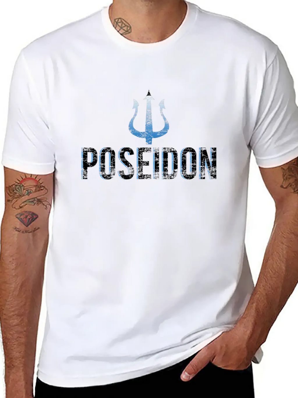 Poseidon Basic Graphic T-Shirt – Daily Comfort In Soft Cotton