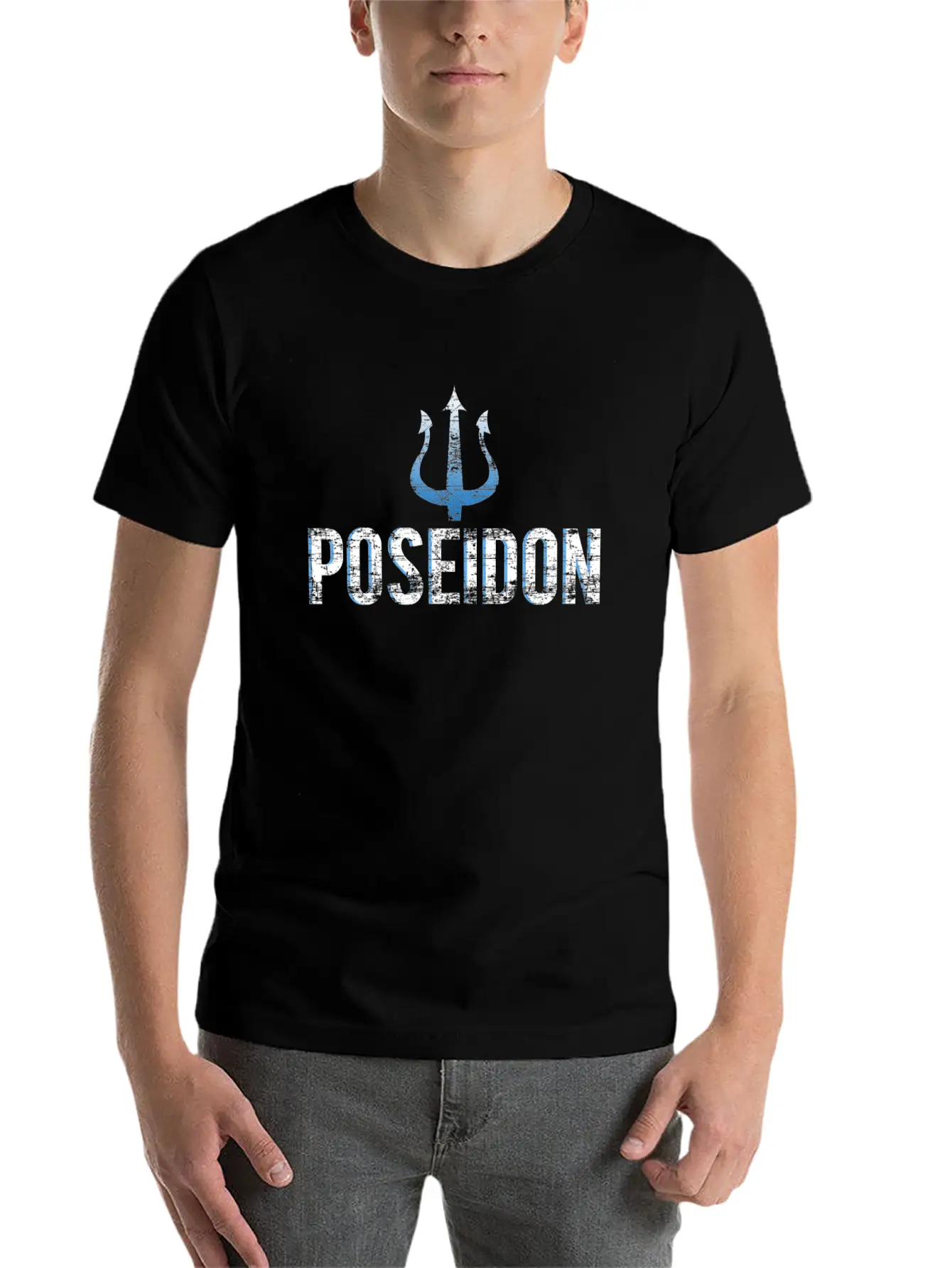 Poseidon Basic Graphic T-Shirt – Daily Comfort In Soft Cotton