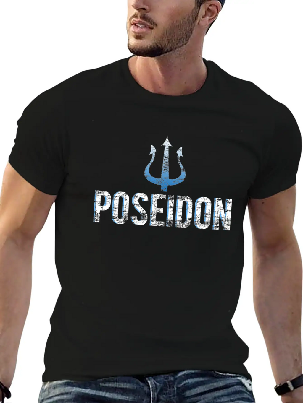 Poseidon Basic Graphic T-Shirt – Daily Comfort In Soft Cotton