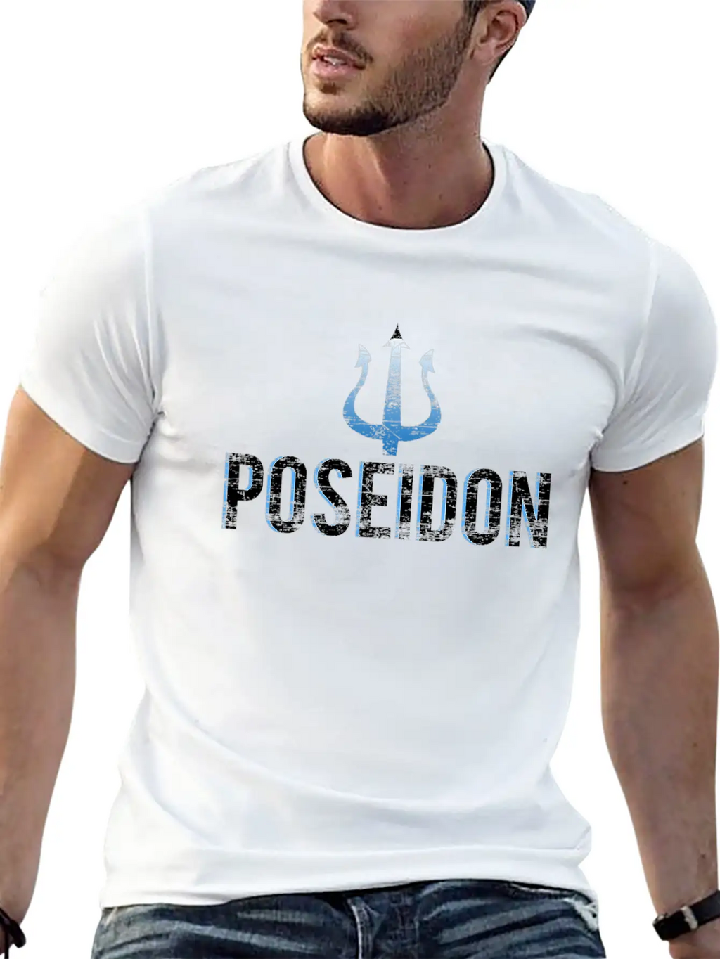Poseidon Basic Graphic T-Shirt – Daily Comfort In Soft Cotton