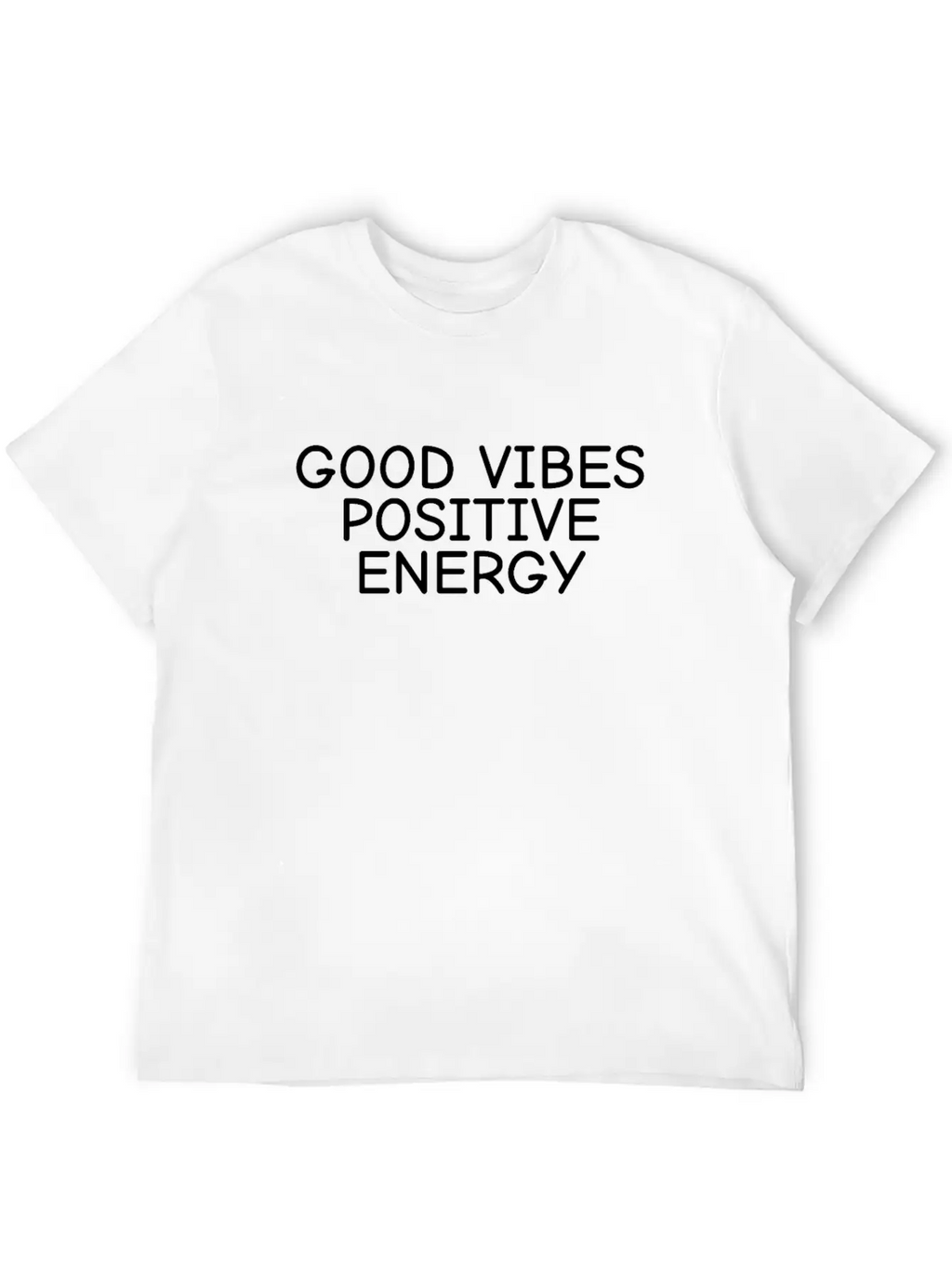 Positive Energy, Good Vibes Classic Cotton Tee – Unisex Comfort For Any Season