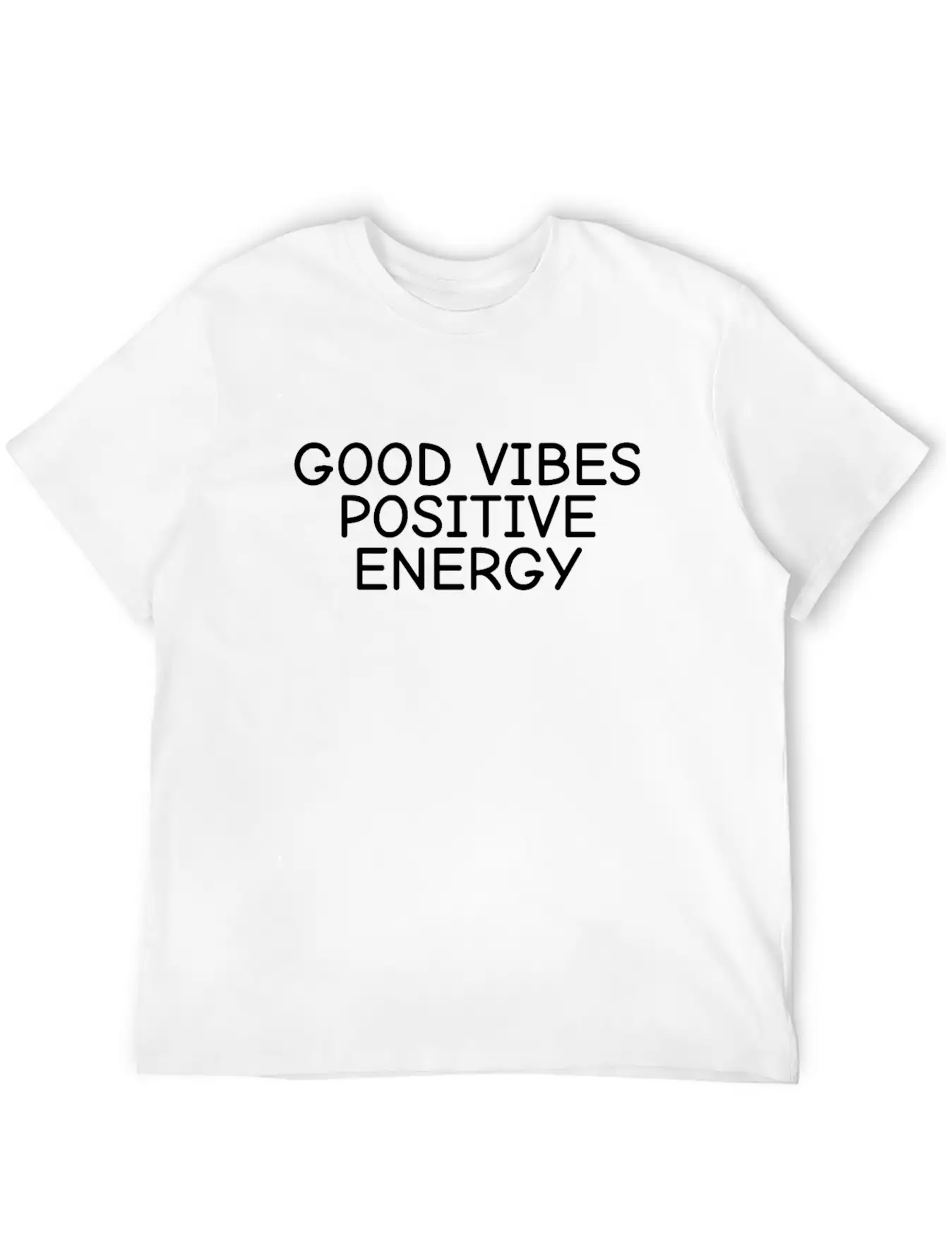 Positive Energy, Good Vibes Classic Cotton Tee – Unisex Comfort For Any Season