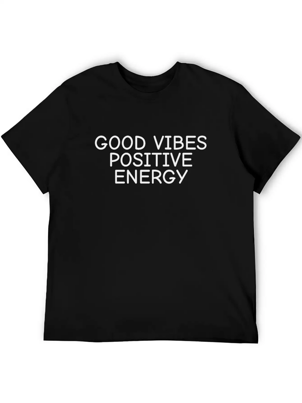 Positive Energy, Good Vibes Classic Cotton Tee – Unisex Comfort For Any Season