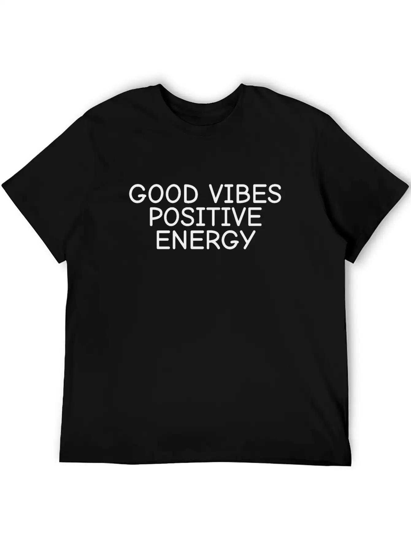 Positive Energy, Good Vibes Classic Cotton Tee – Unisex Comfort For Any Season