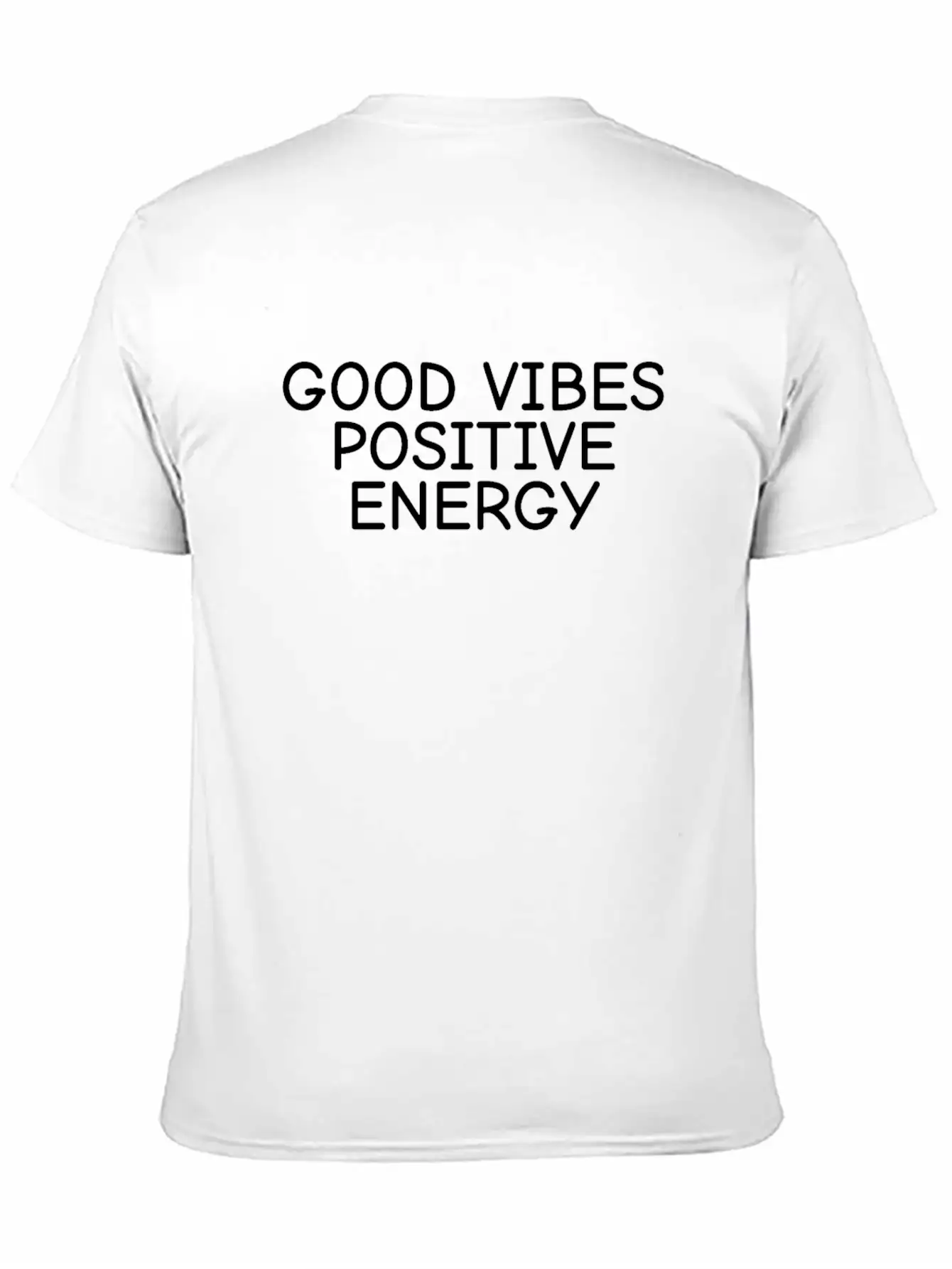 Positive Energy, Good Vibes Classic Cotton Tee – Unisex Comfort For Any Season