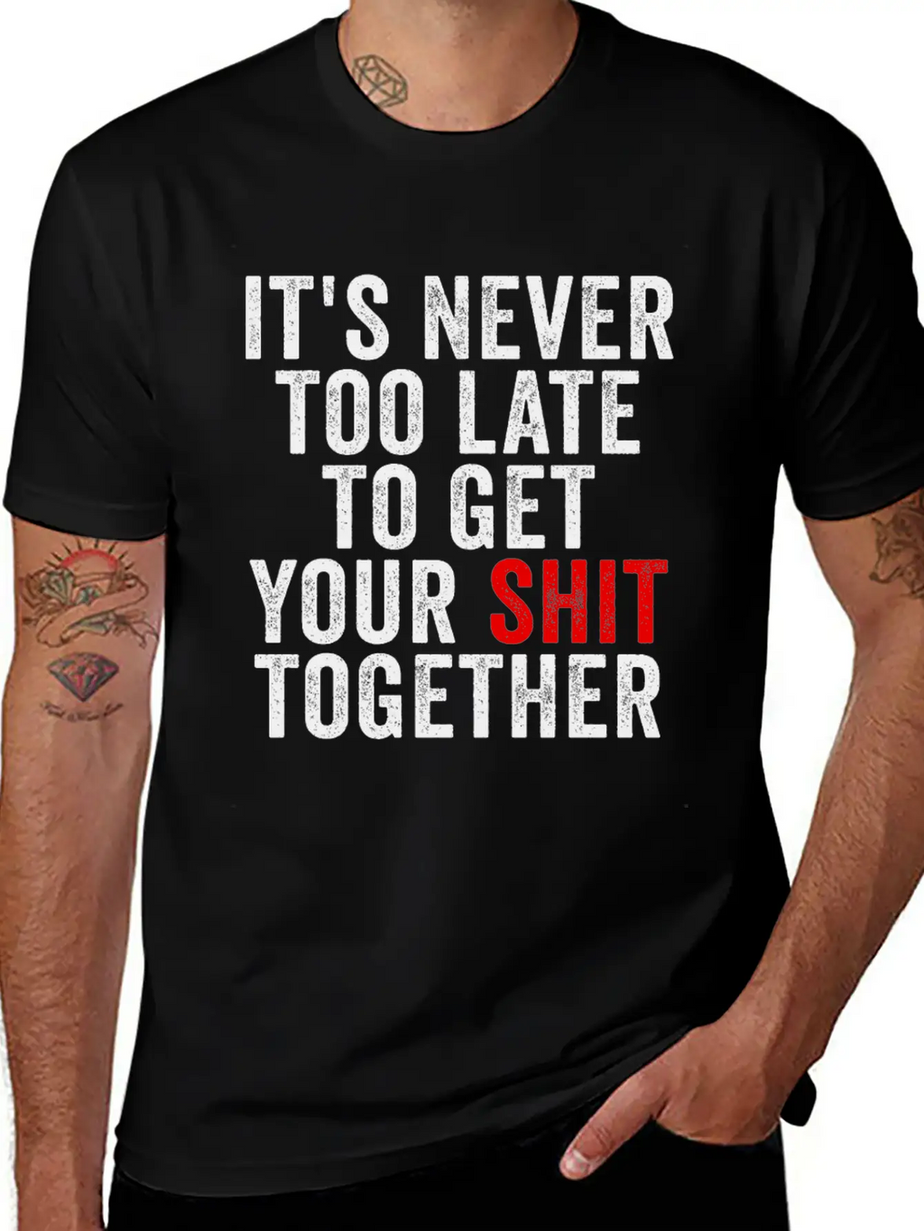 Positive Inspiration Men Women Funny Motivation Relaxed Everyday Tee – Lightweight And Durable Cotton