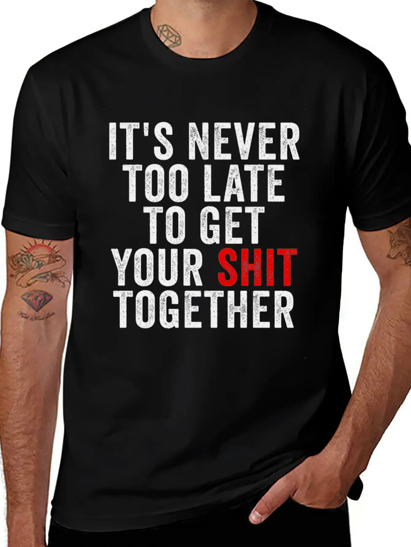 Positive Inspiration Men Women Funny Motivation Relaxed Everyday Tee – Lightweight And Durable Cotton