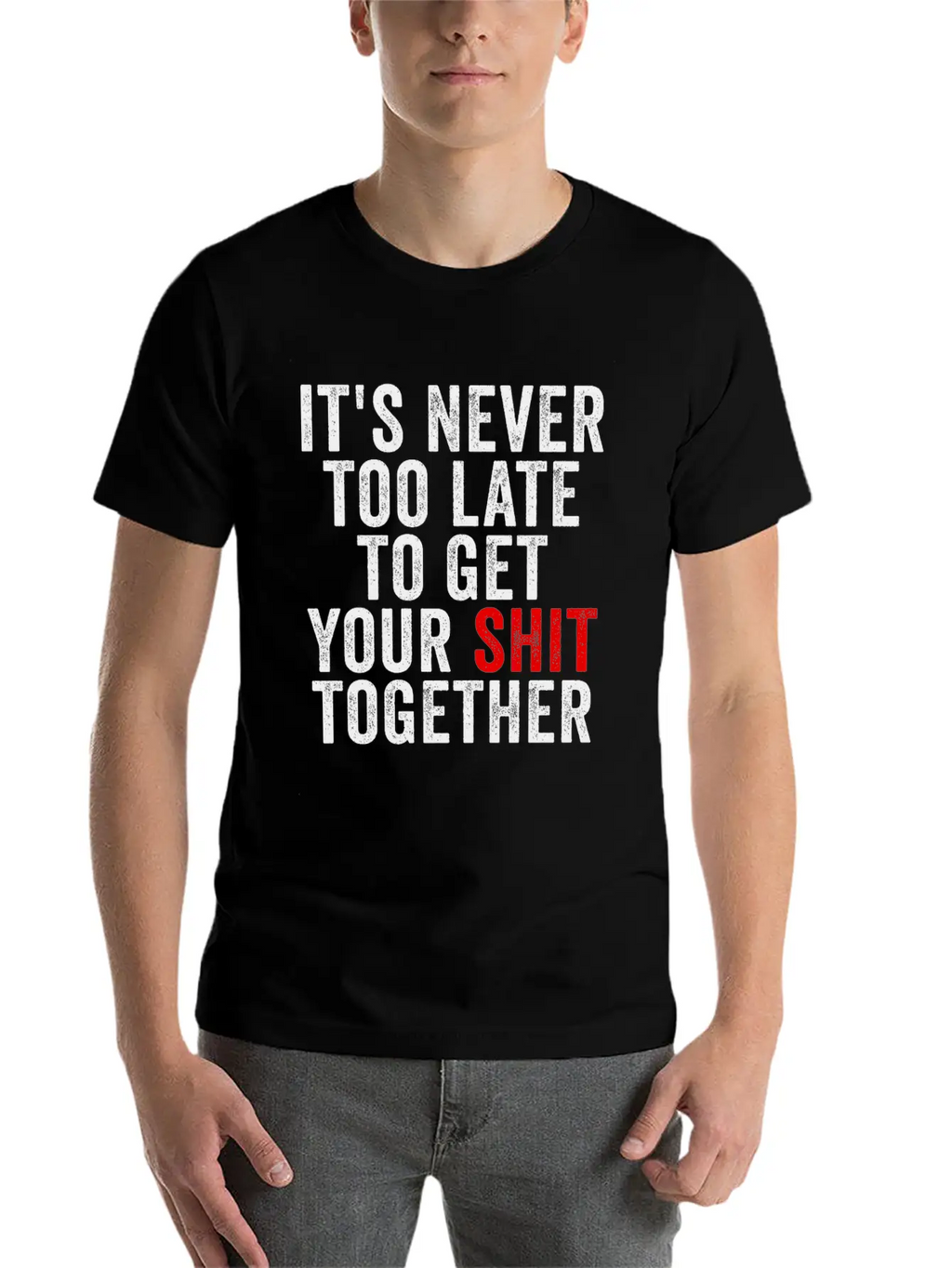 Positive Inspiration Men Women Funny Motivation Relaxed Everyday Tee – Lightweight And Durable Cotton