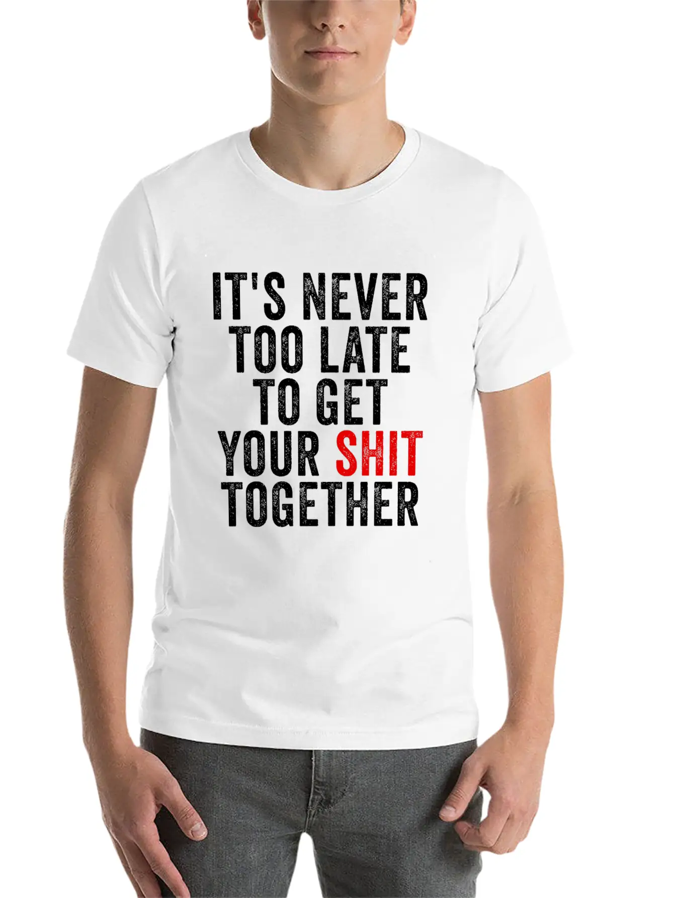 Positive Inspiration Men Women Funny Motivation Relaxed Everyday Tee – Lightweight And Durable Cotton