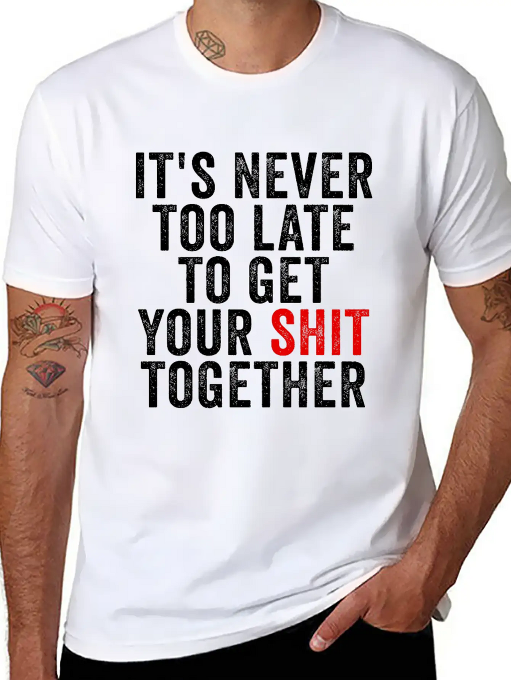 Positive Inspiration Men Women Funny Motivation Relaxed Everyday Tee – Lightweight And Durable Cotton