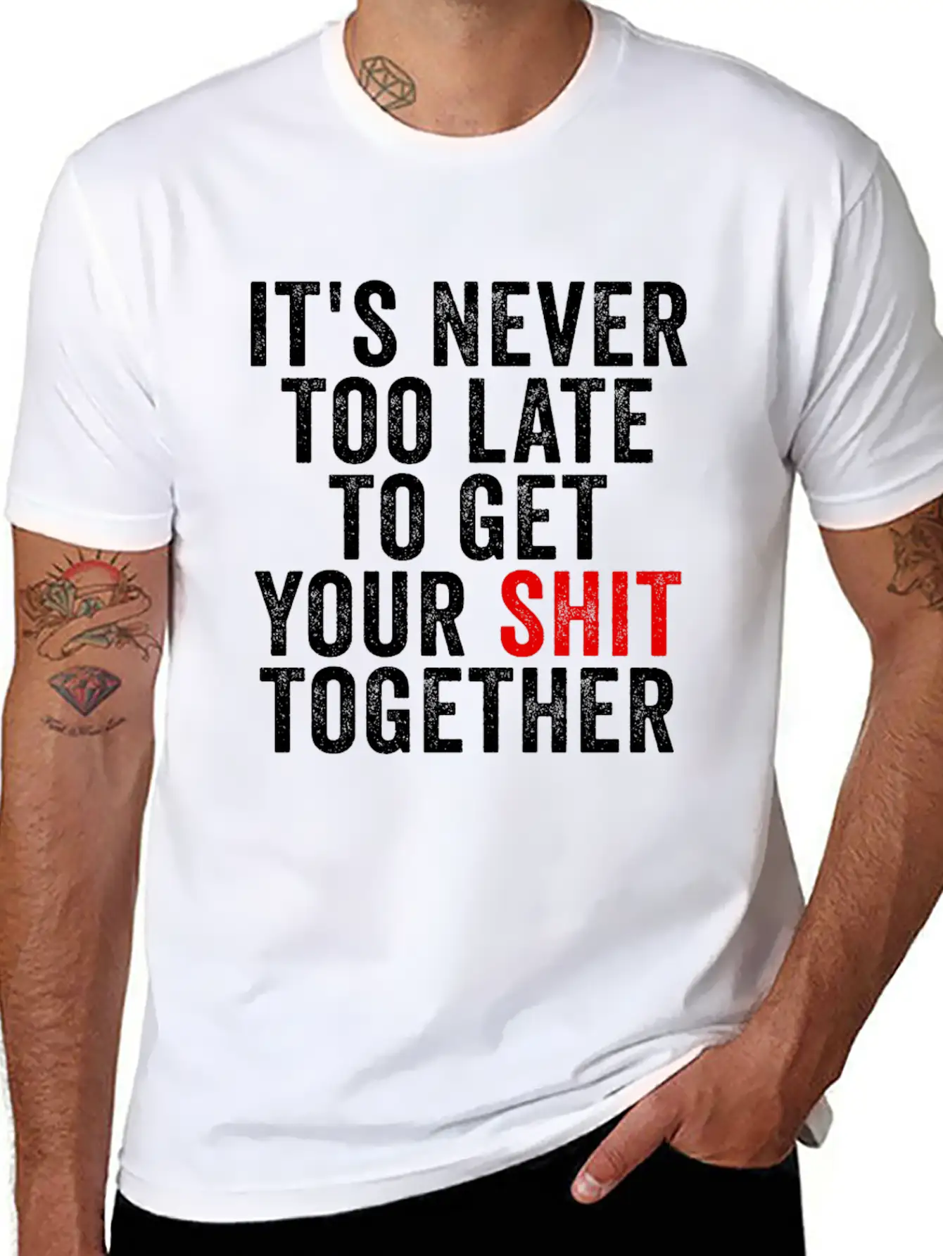Positive Inspiration Men Women Funny Motivation Relaxed Everyday Tee – Lightweight And Durable Cotton