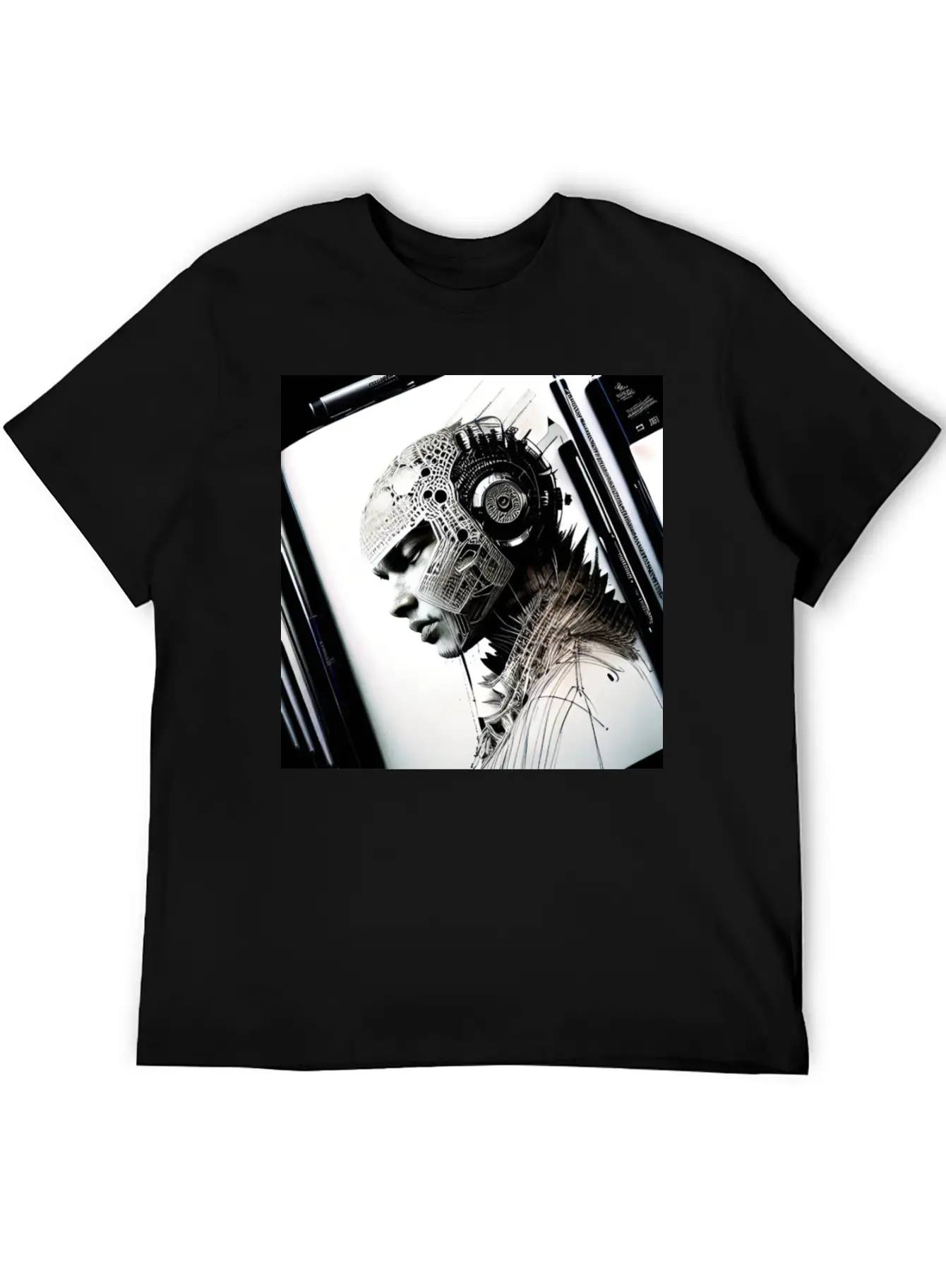 Post Humanity Organic Intellig Essential Cotton Tee For Daily Outfits – Unisex Style