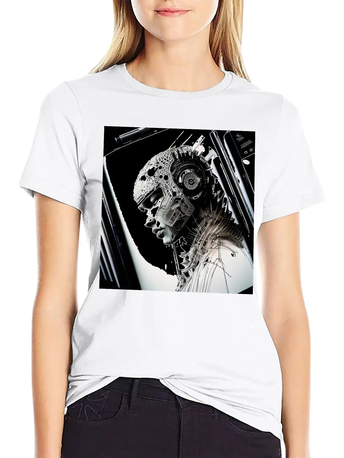 Post Humanity Organic Intellig Essential Cotton Tee For Daily Outfits – Unisex Style