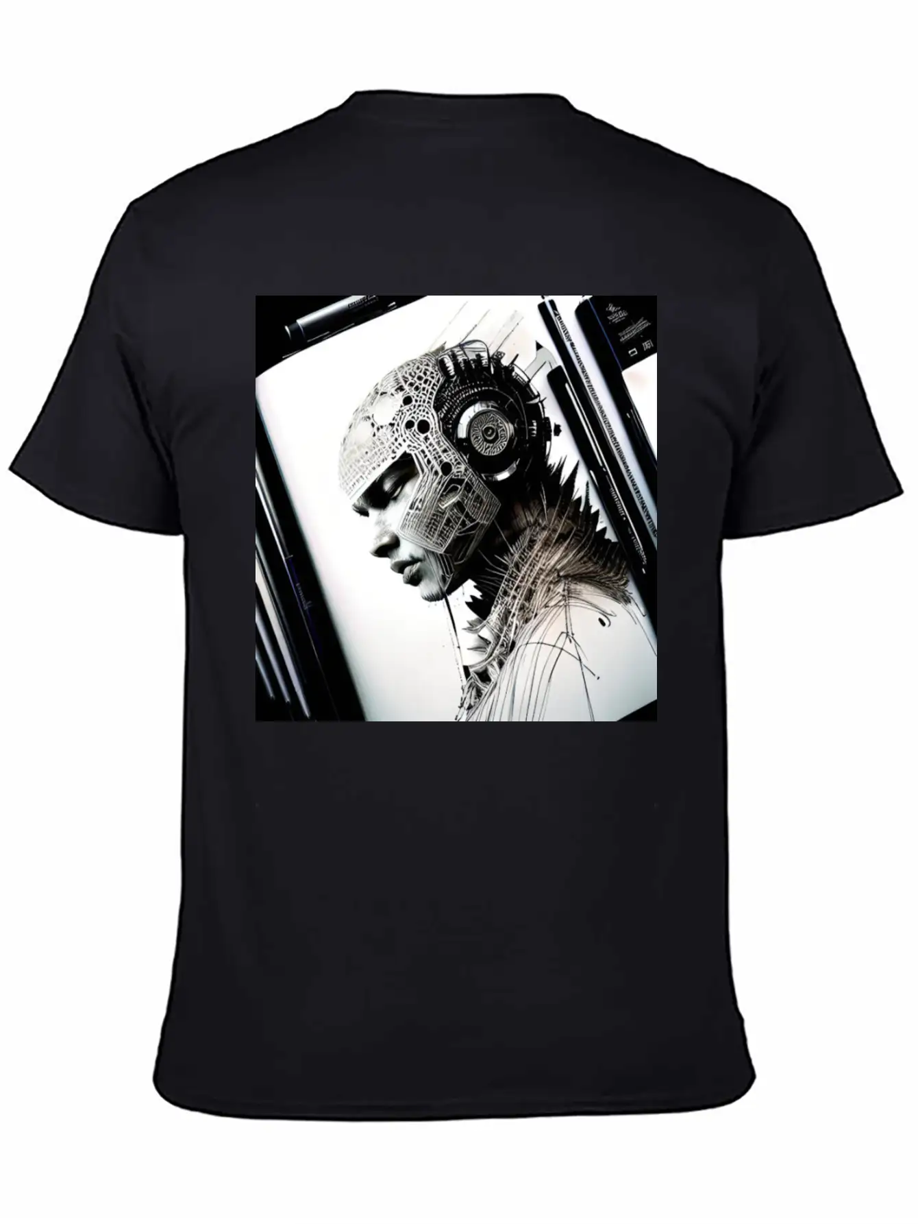 Post Humanity Organic Intellig Essential Cotton Tee For Daily Outfits – Unisex Style