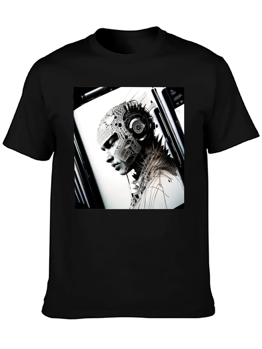 Post Humanity Organic Intellig Essential Cotton Tee For Daily Outfits – Unisex Style