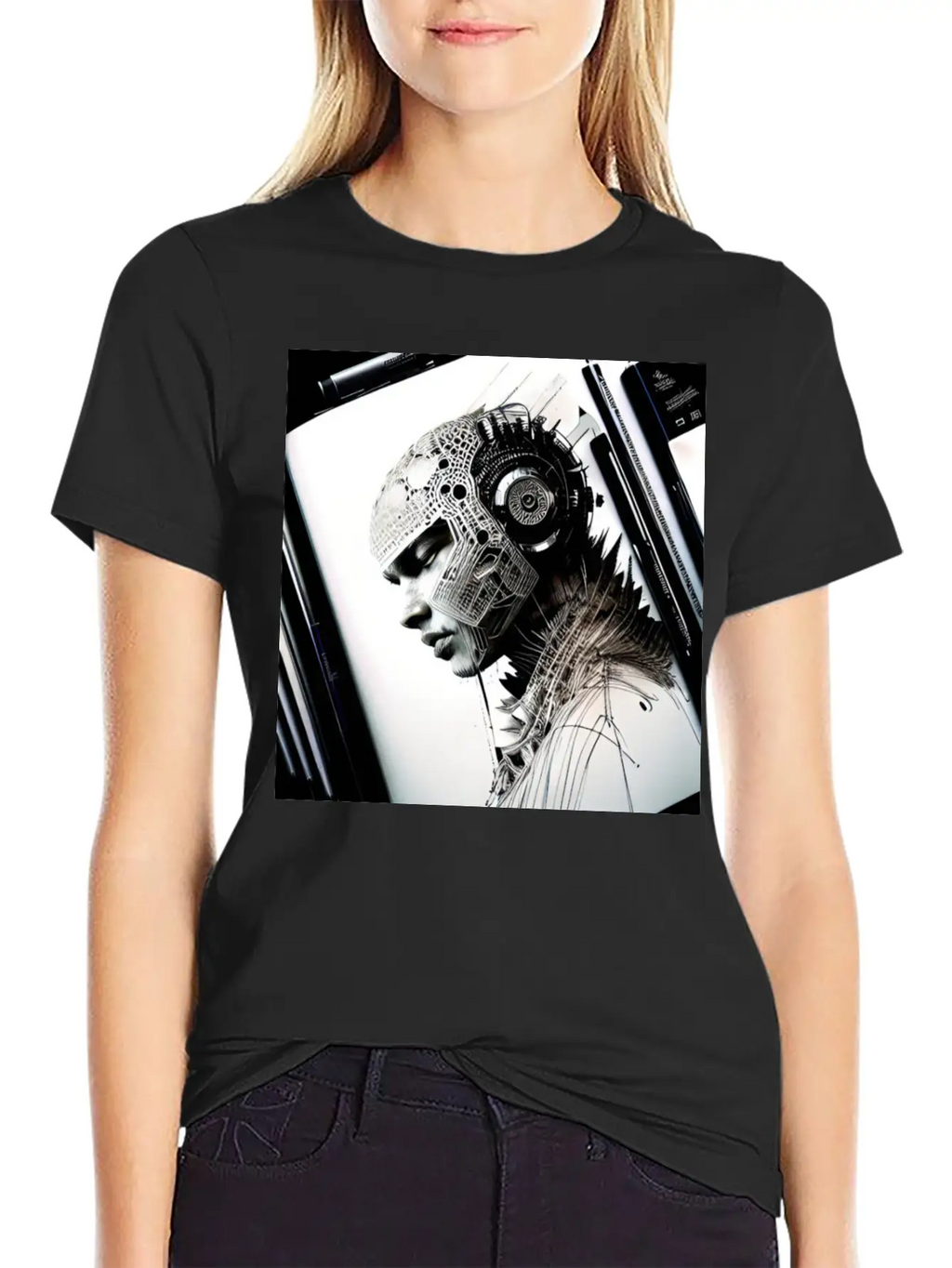 Post Humanity Organic Intellig Essential Cotton Tee For Daily Outfits – Unisex Style