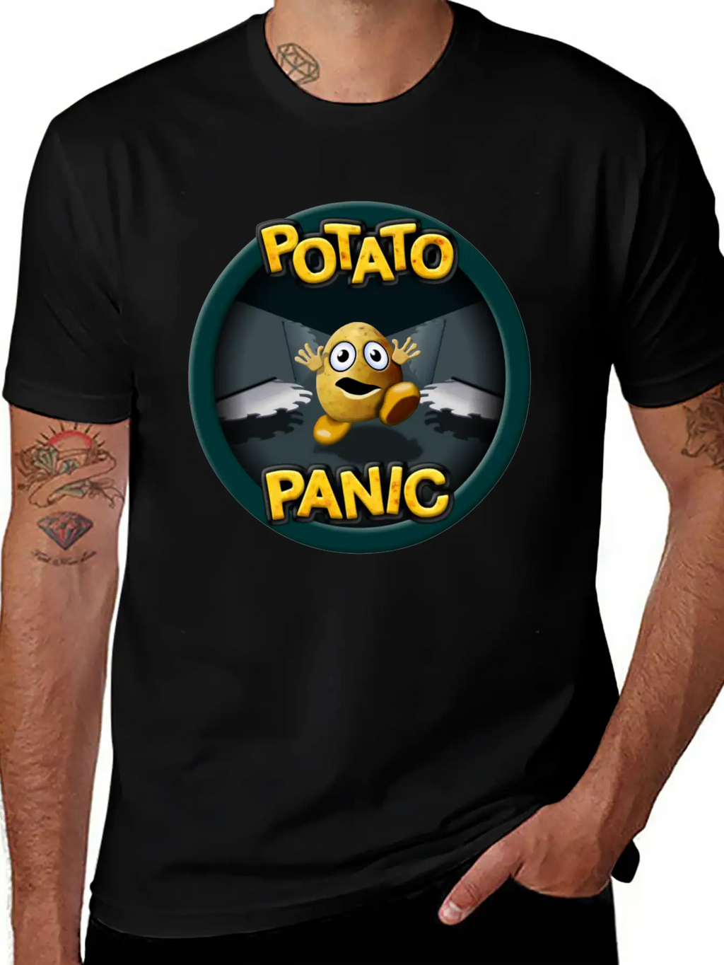 Potato Panic Timeless Short Sleeve Tee – Comfy And Minimalist Design