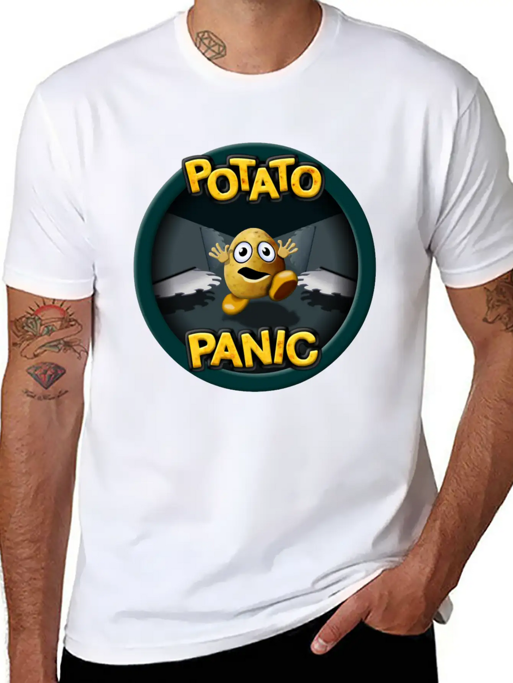 Potato Panic Timeless Short Sleeve Tee – Comfy And Minimalist Design