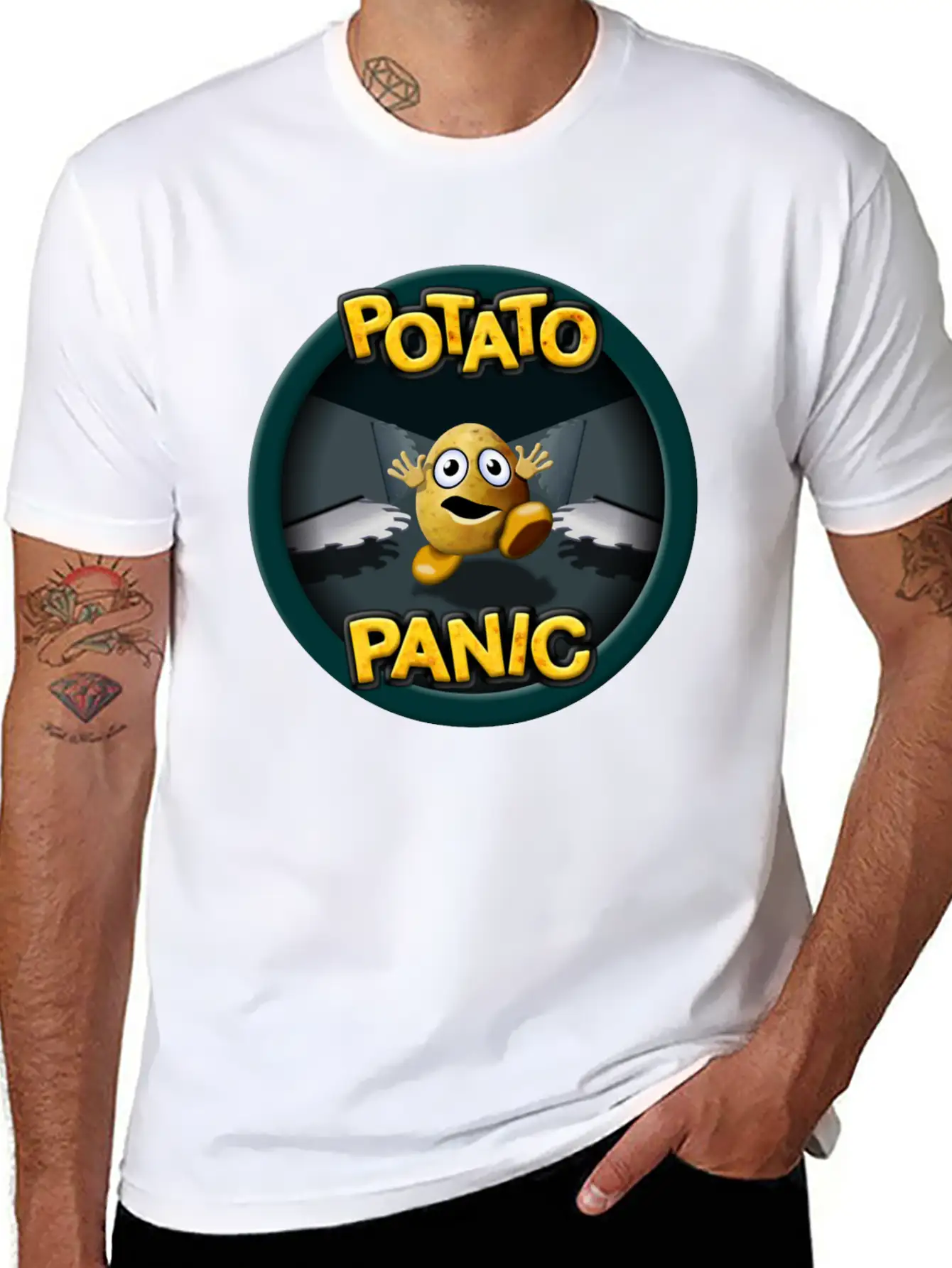 Potato Panic Timeless Short Sleeve Tee – Comfy And Minimalist Design