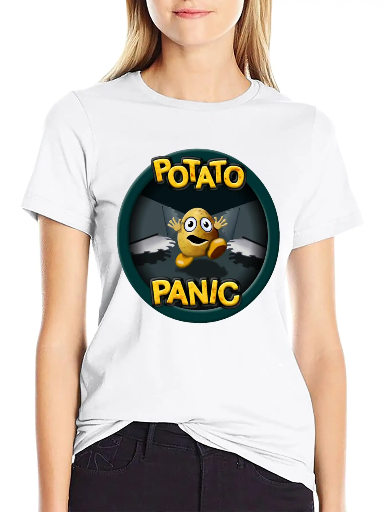 Potato Panic Timeless Short Sleeve Tee – Comfy And Minimalist Design