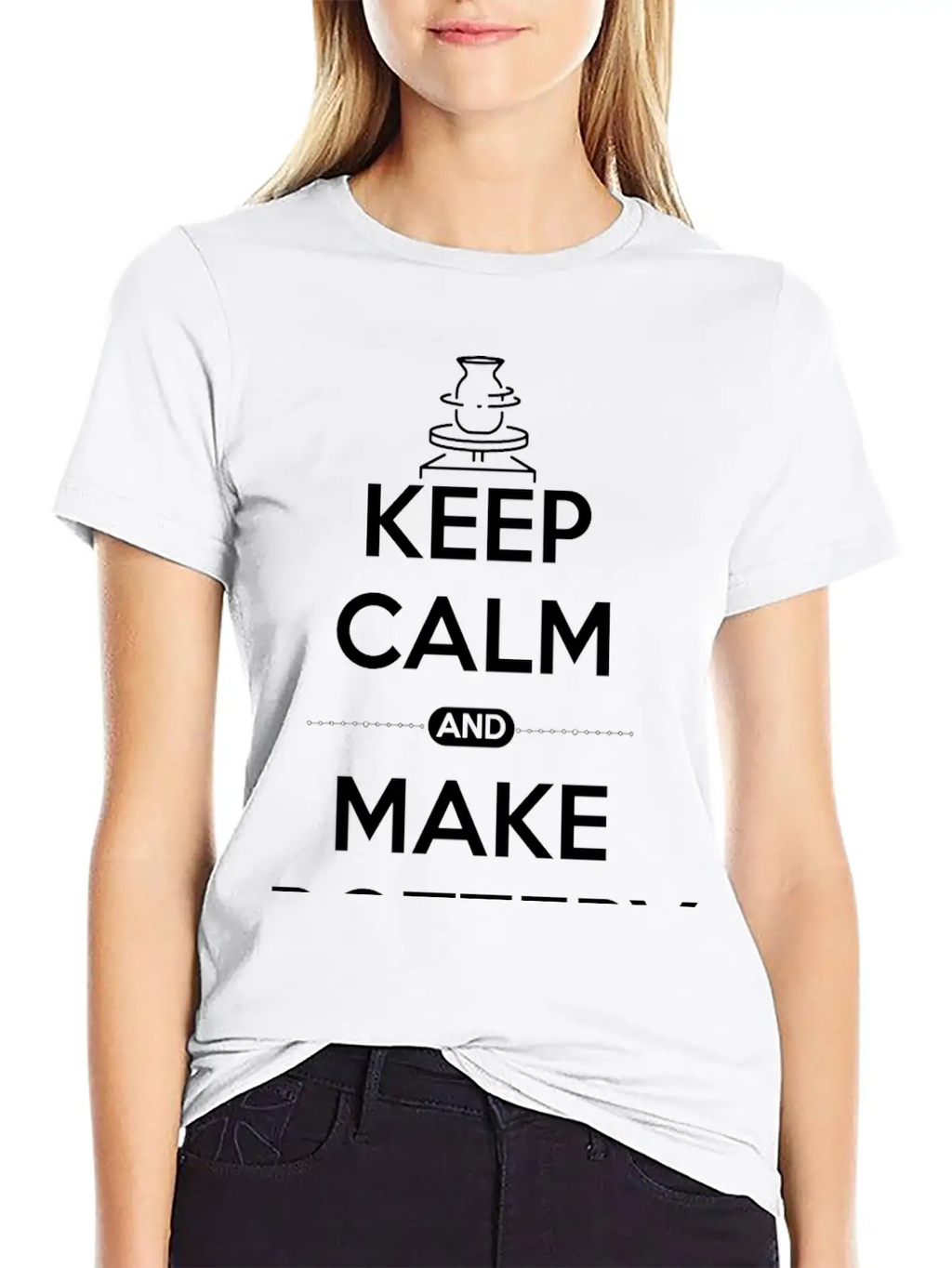 Pottery Ceramic Shirt Keep Calm And Make Pottery Unisex Casual T-Shirt – Clean Design For Daily Comfort