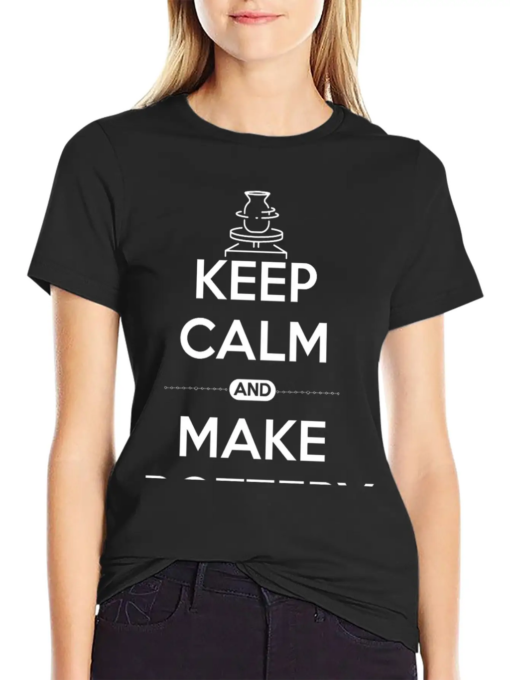 Pottery Ceramic Shirt Keep Calm And Make Pottery Unisex Casual T-Shirt – Clean Design For Daily Comfort