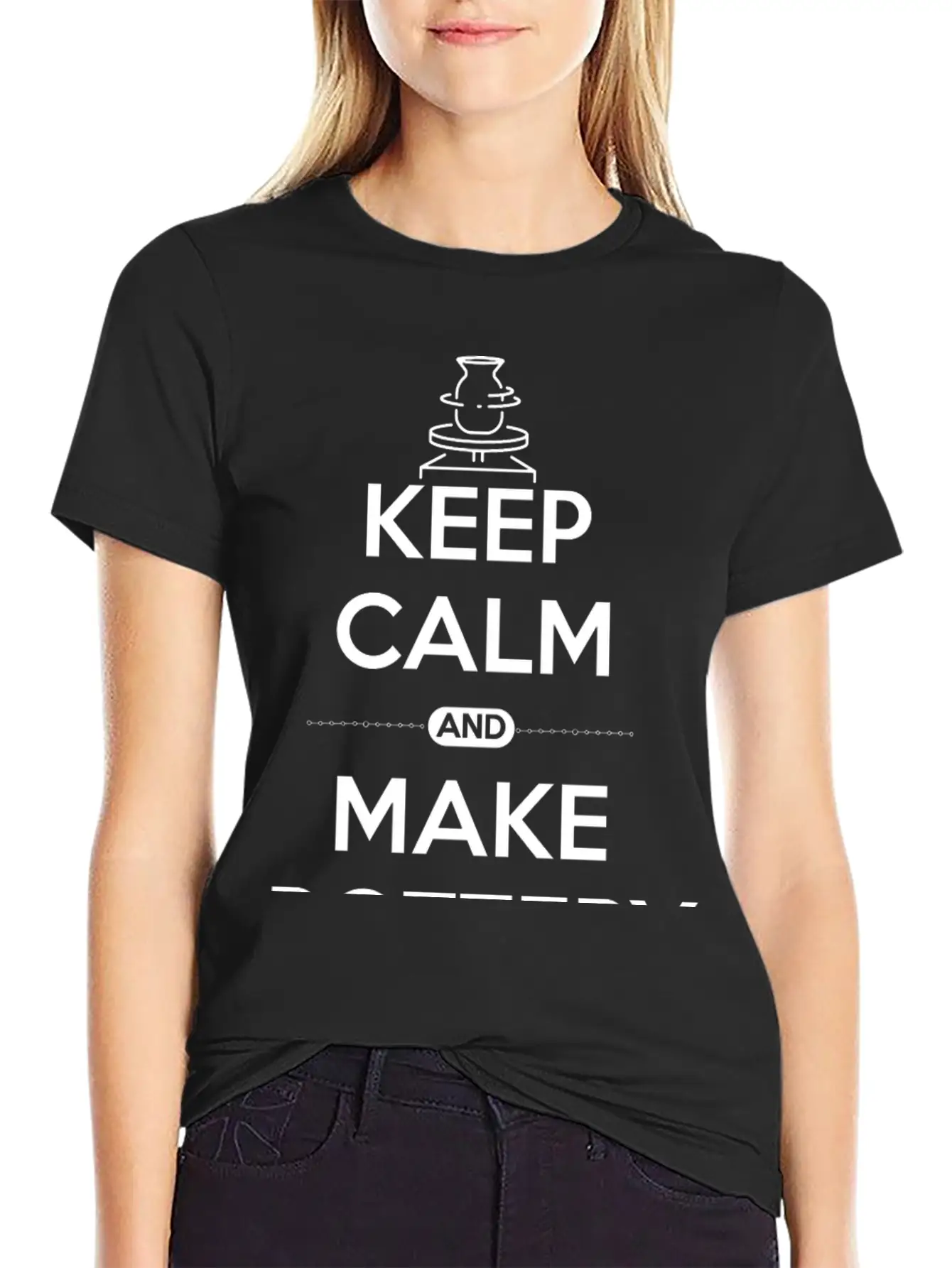 Pottery Ceramic Shirt Keep Calm And Make Pottery Unisex Casual T-Shirt – Clean Design For Daily Comfort